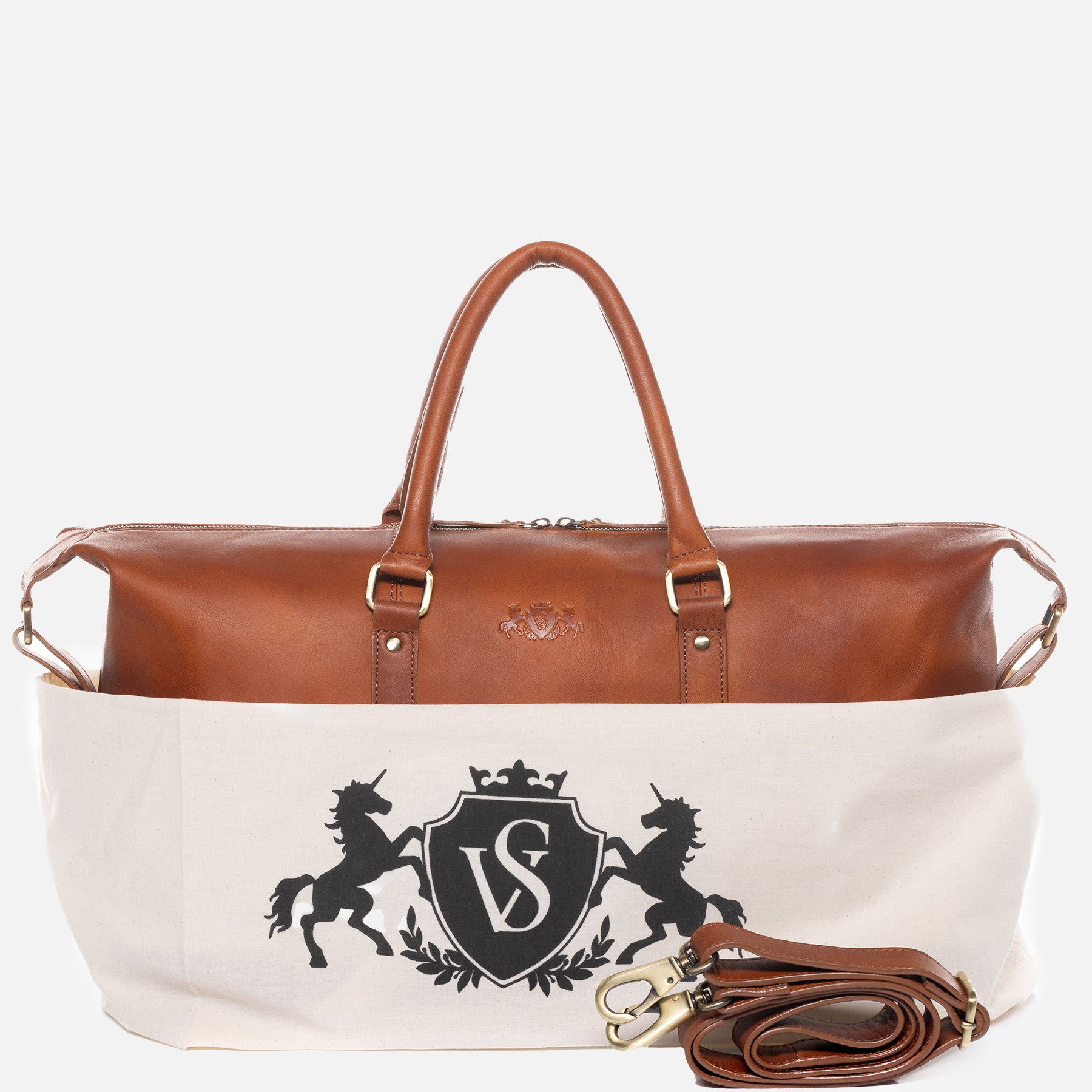 Weekender HARPER Nappa Leder braun