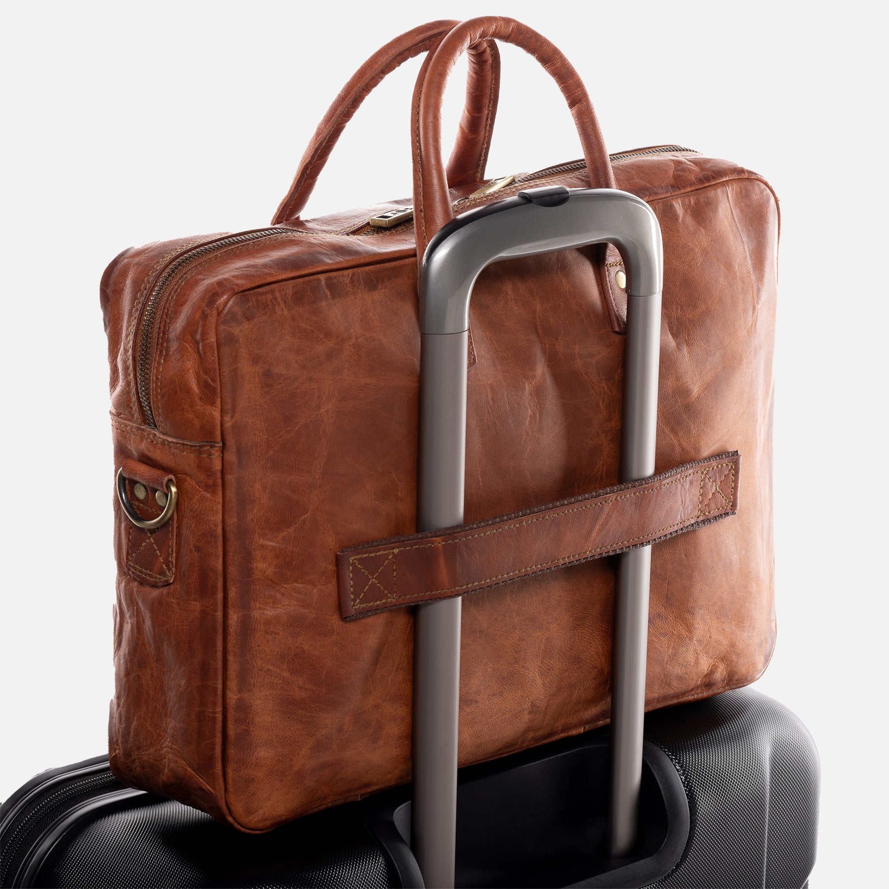 Laptoptasche CEDAR Naturleder braun