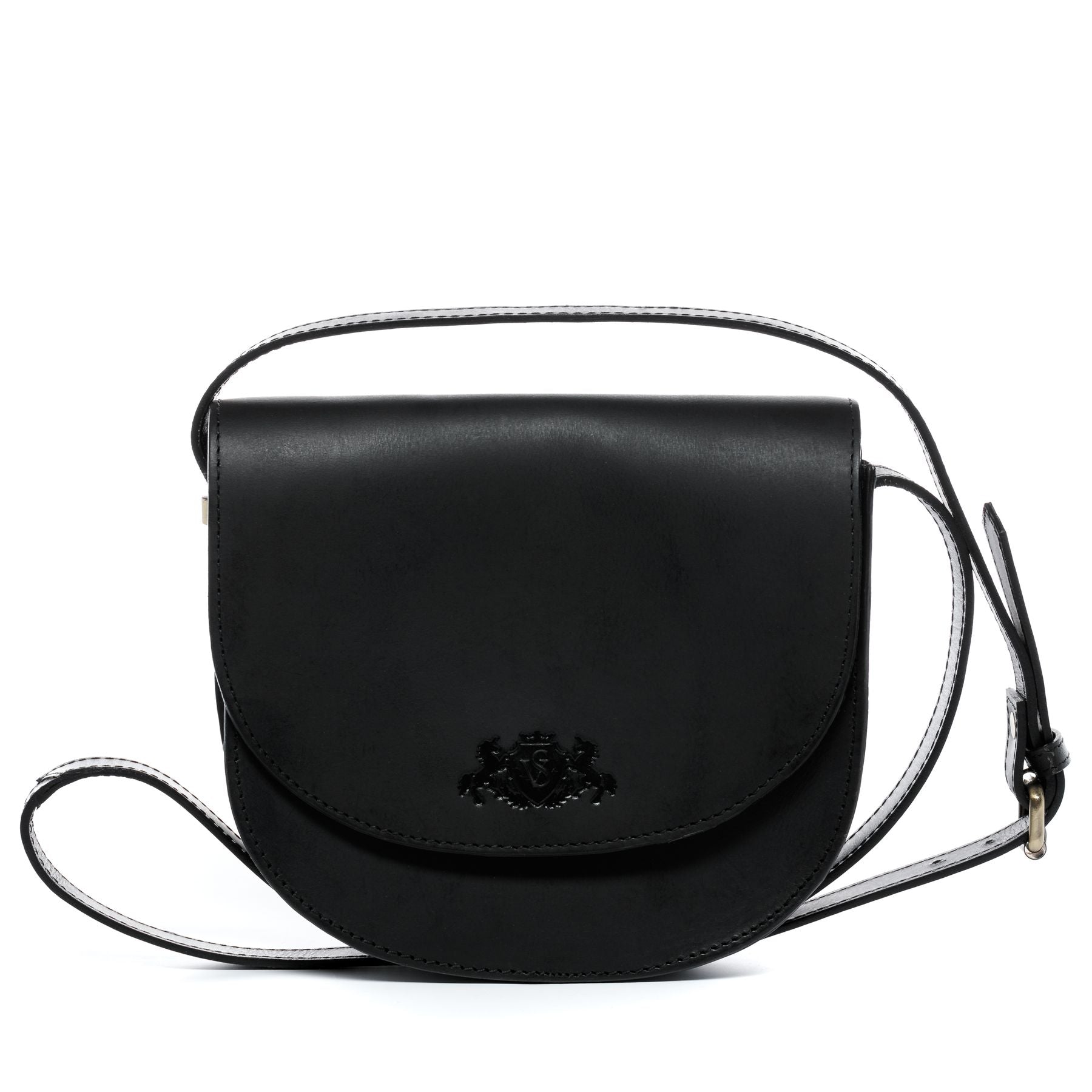 SID & VAIN Umhängetasche Leder TRISH schwarz 13695