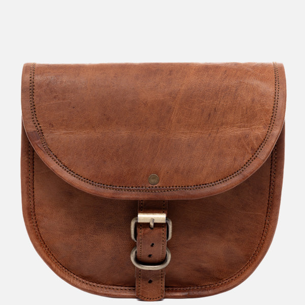 Umhängetasche AUBREY Naturleder braun