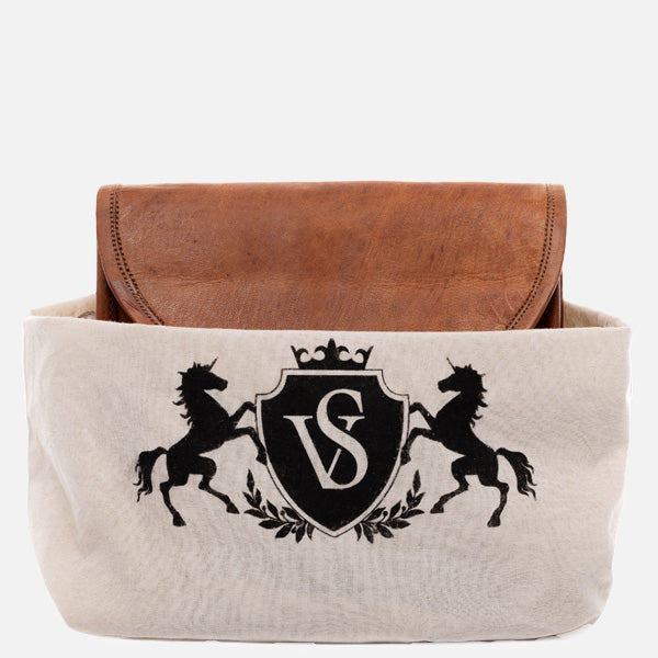 Umhängetasche AUBREY Naturleder braun