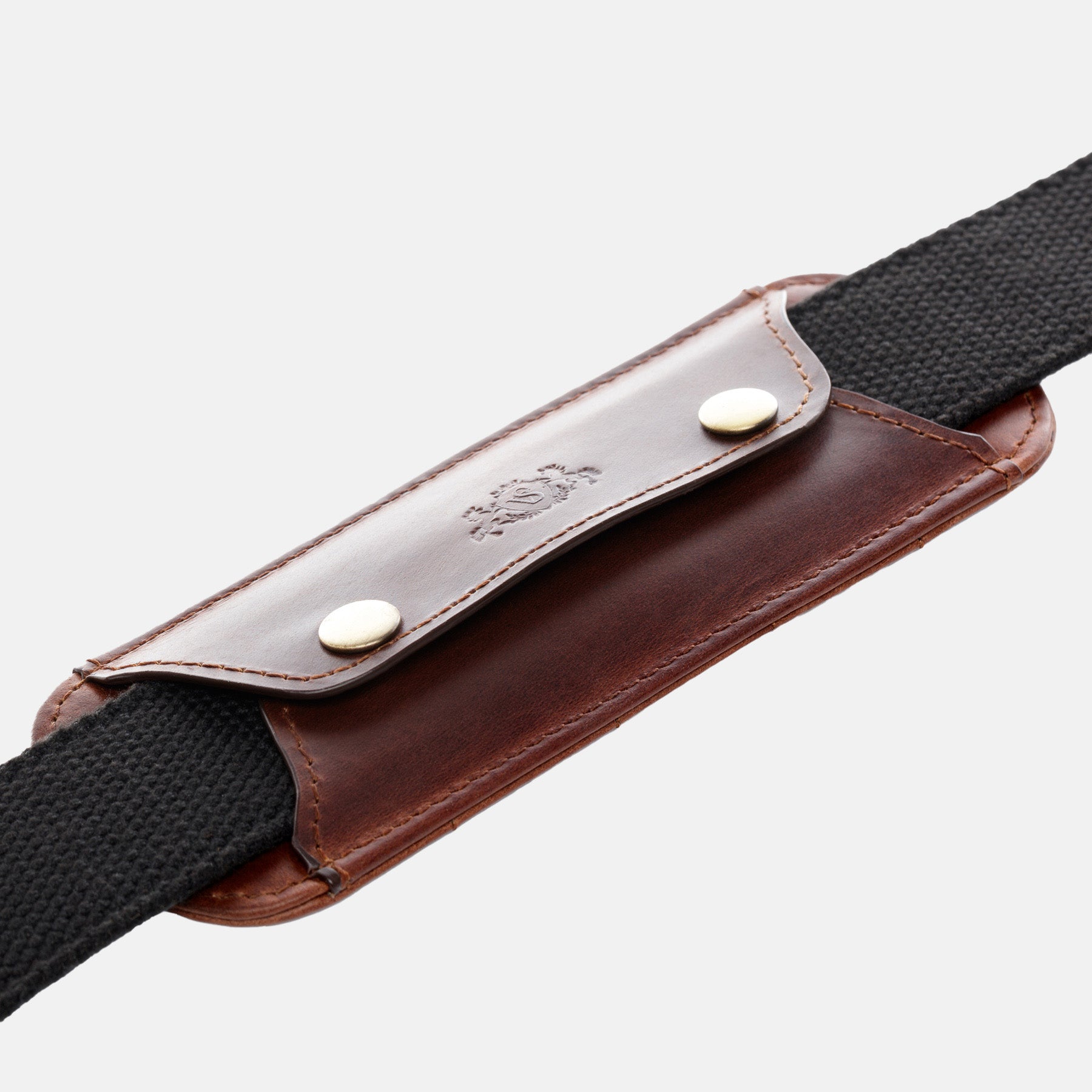 Schulterpolster JEFFY Naturleder braun-cognac
