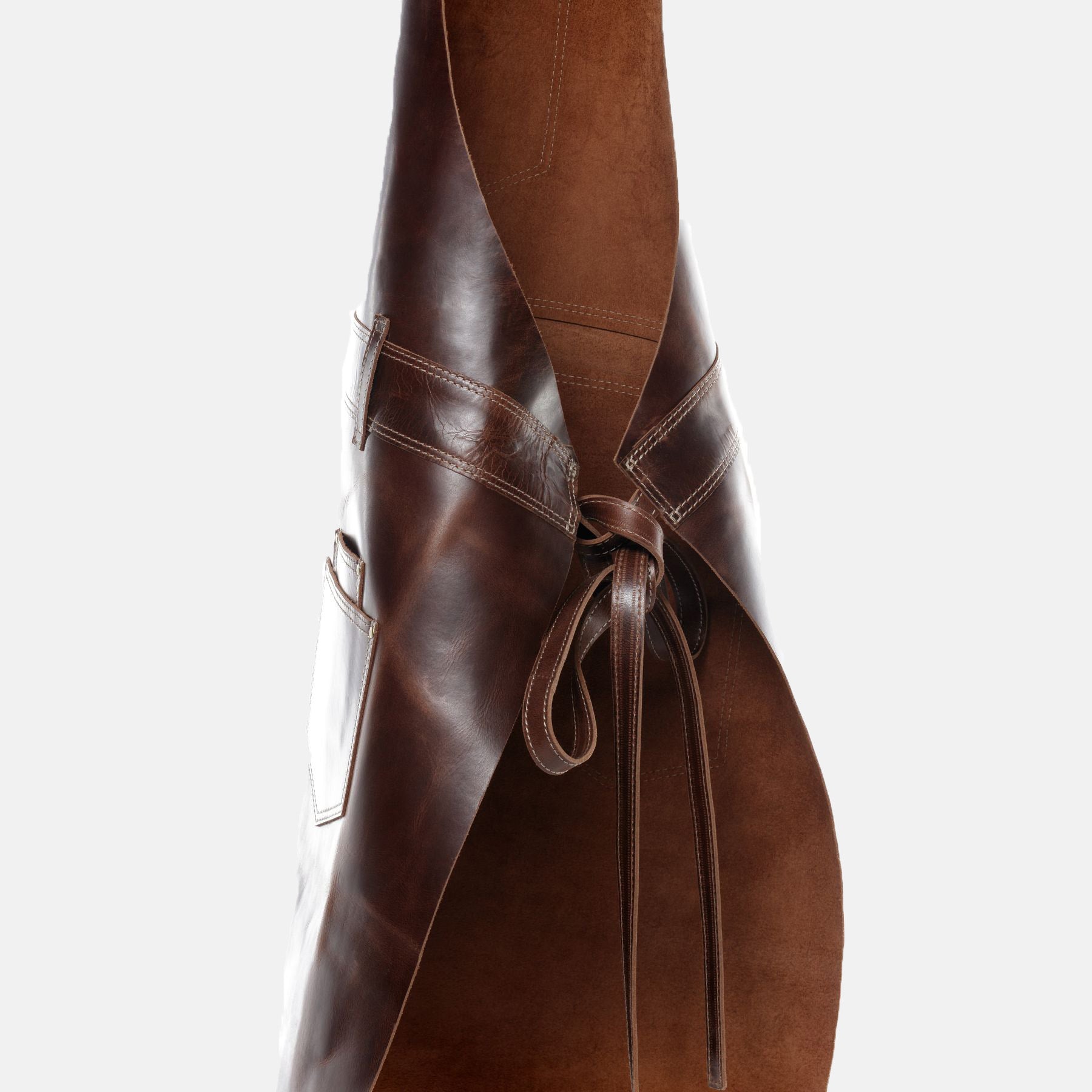 Lederschürze DEAN Naturleder braun-cognac