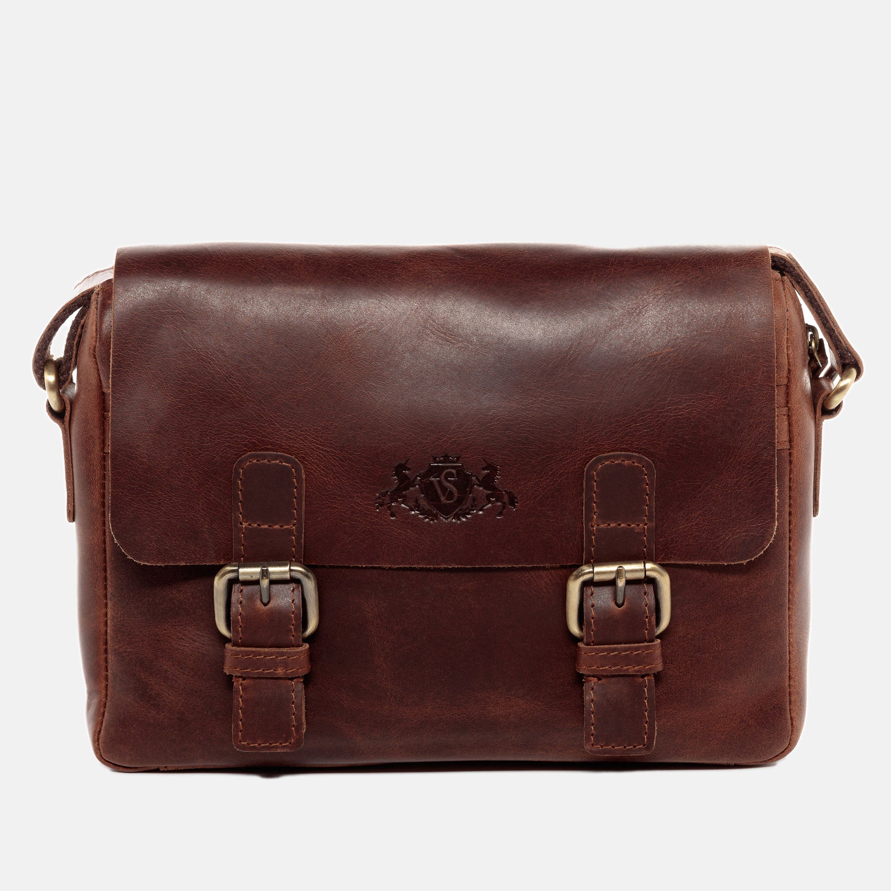 Umhängetasche YALE Natur-Leder braun