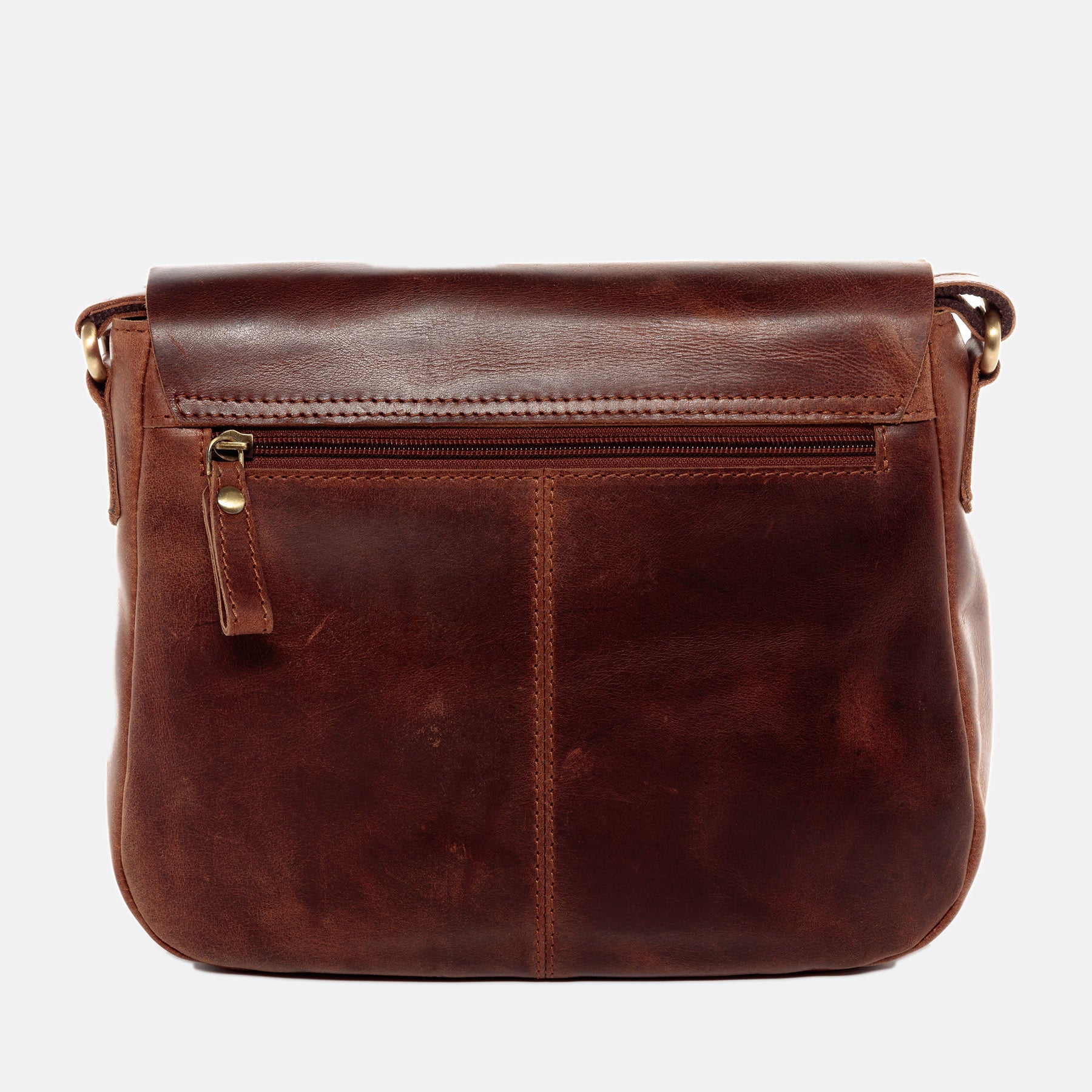 Umhängetasche YALE Natur-Leder braun