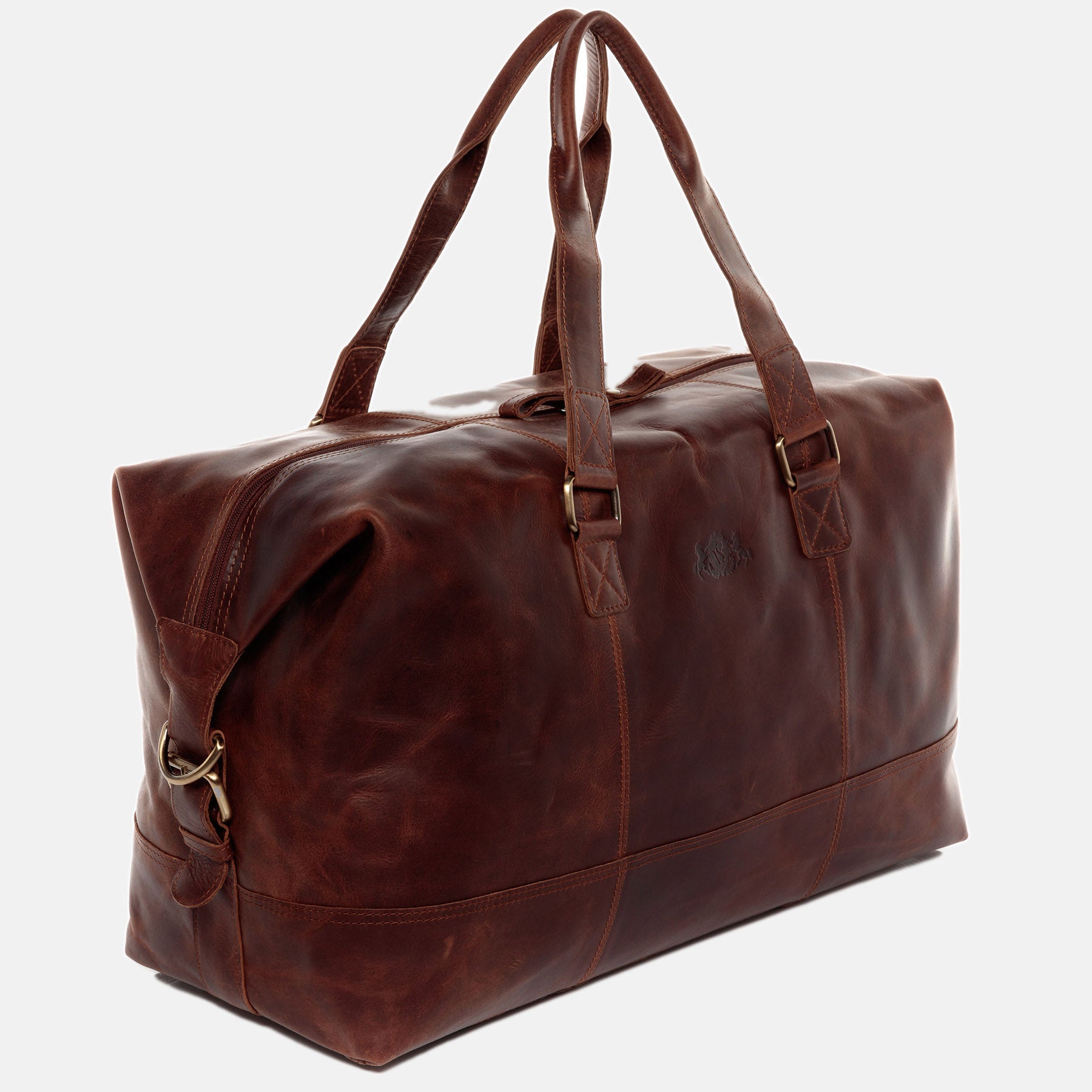 Reisetasche YALE Natur-Leder braun