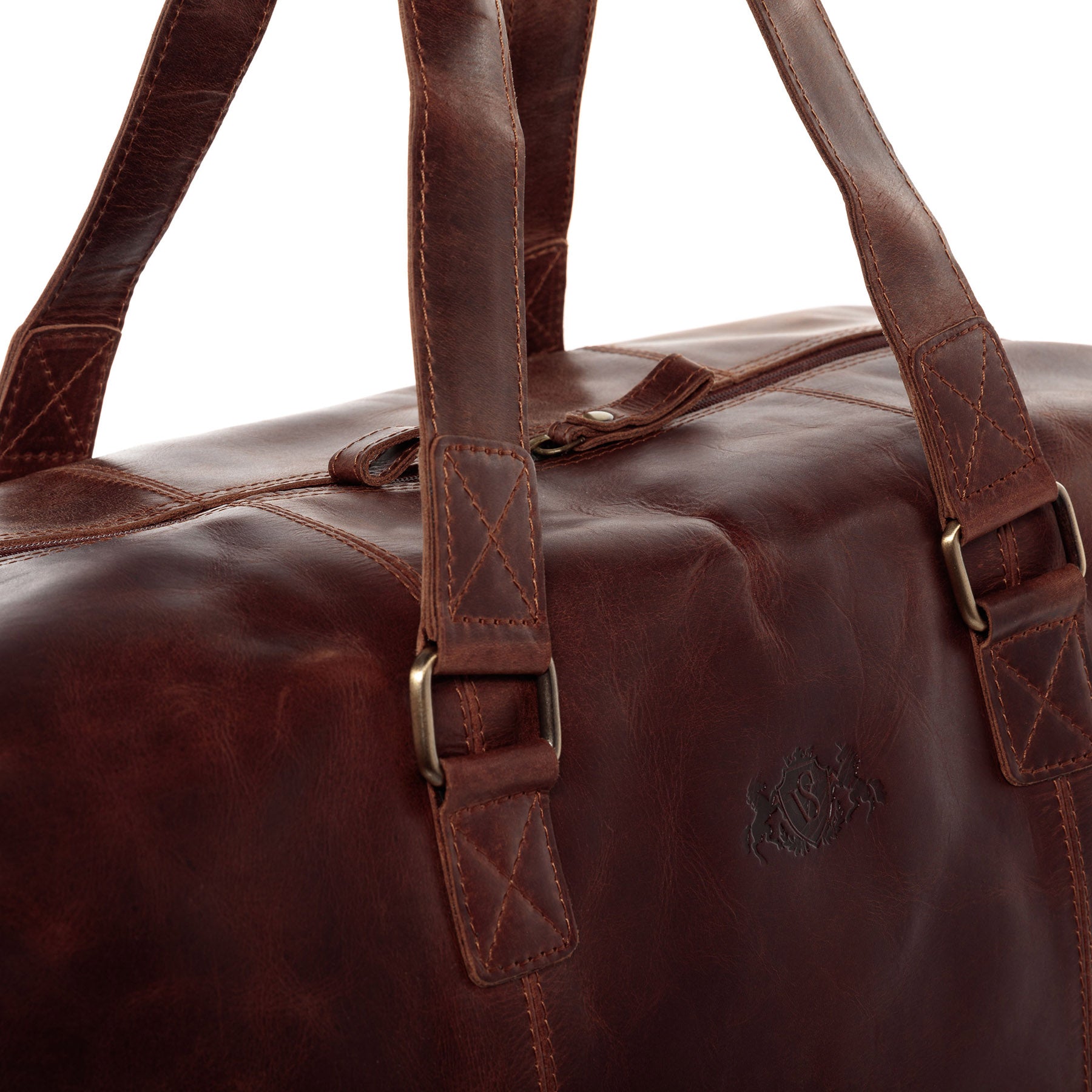Reisetasche YALE Natur-Leder braun