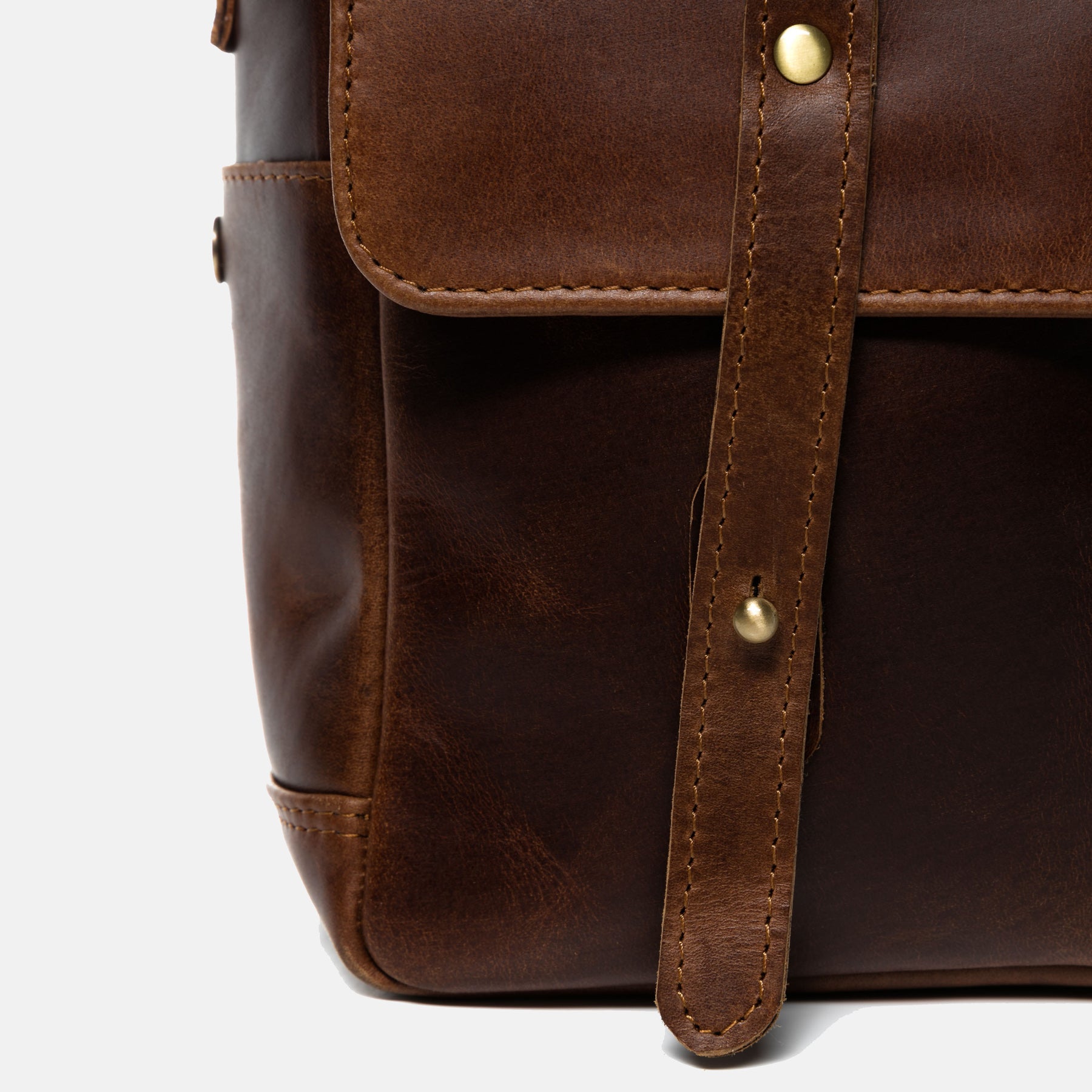 Kameratasche HEATHROW Naturleder braun-cognac