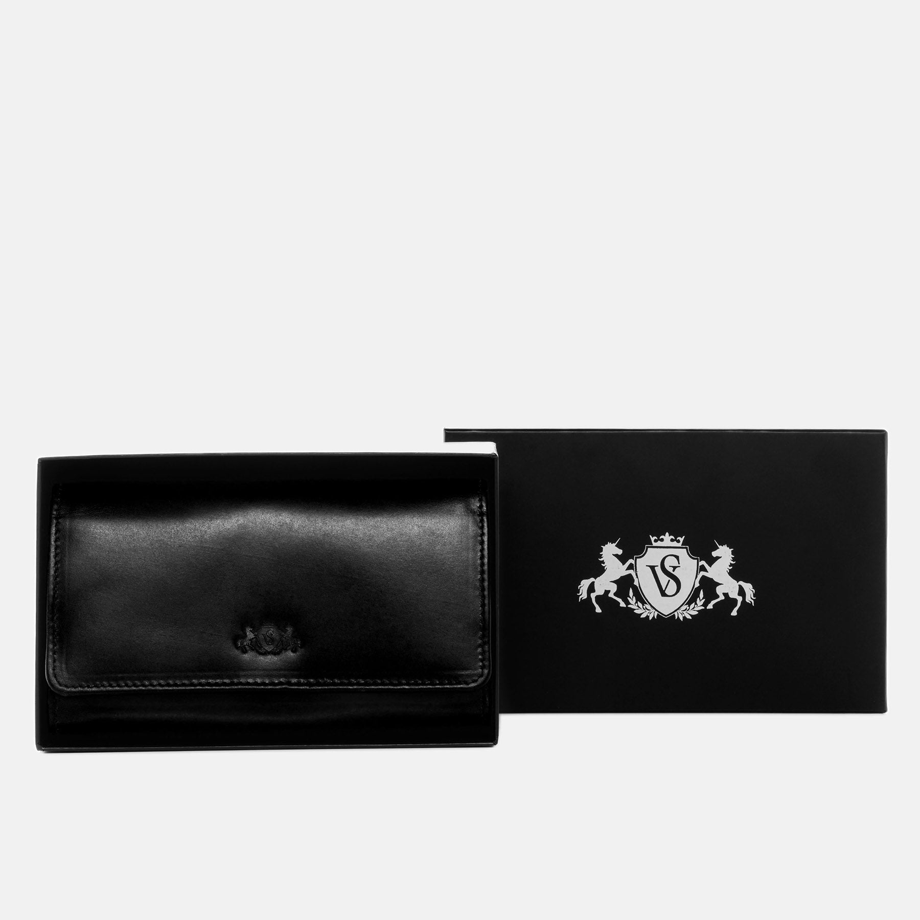Waiter wallet & holster ABERDEEN smooth leather black