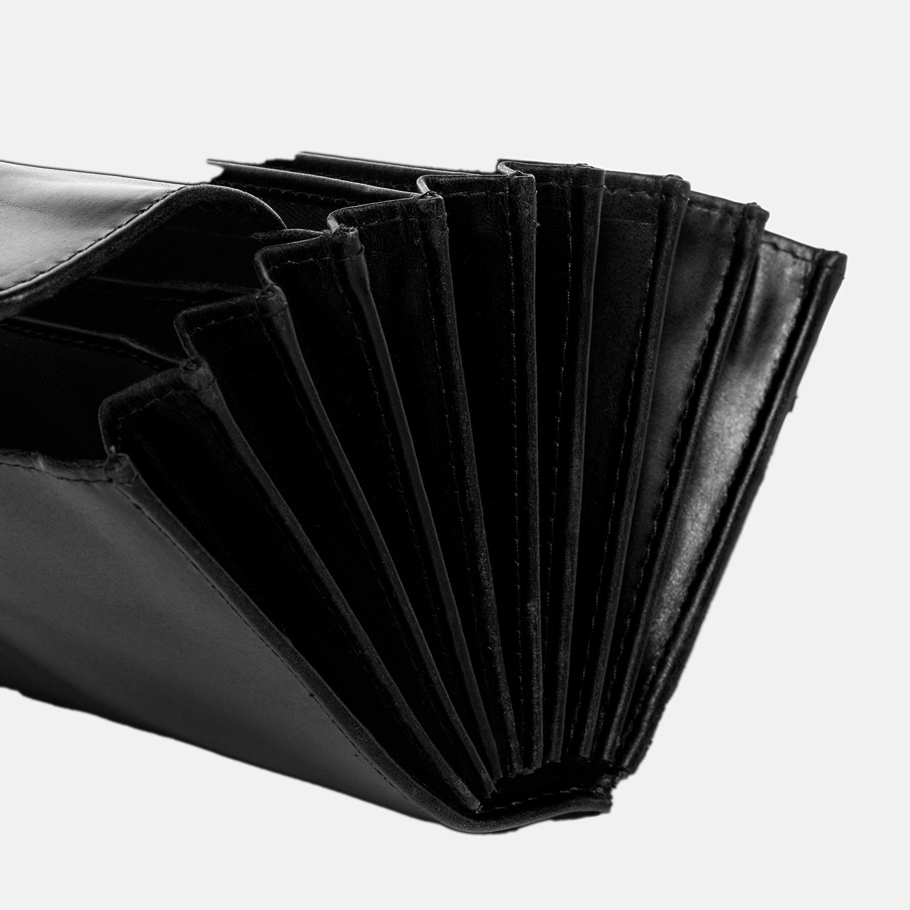 Waiter wallet & holster ABERDEEN smooth leather black