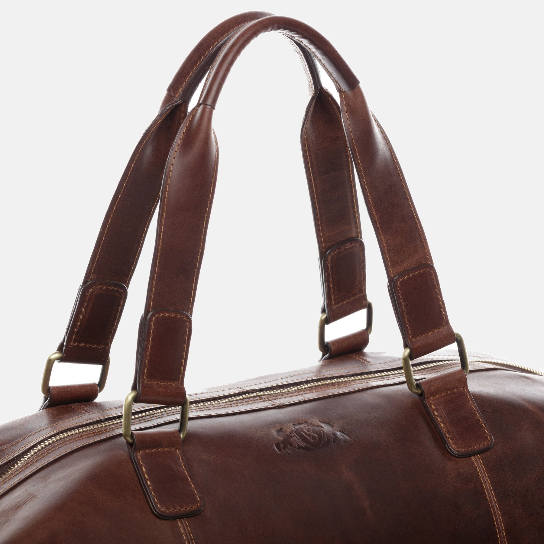 Weekender LOGAN Natur-Leder braun