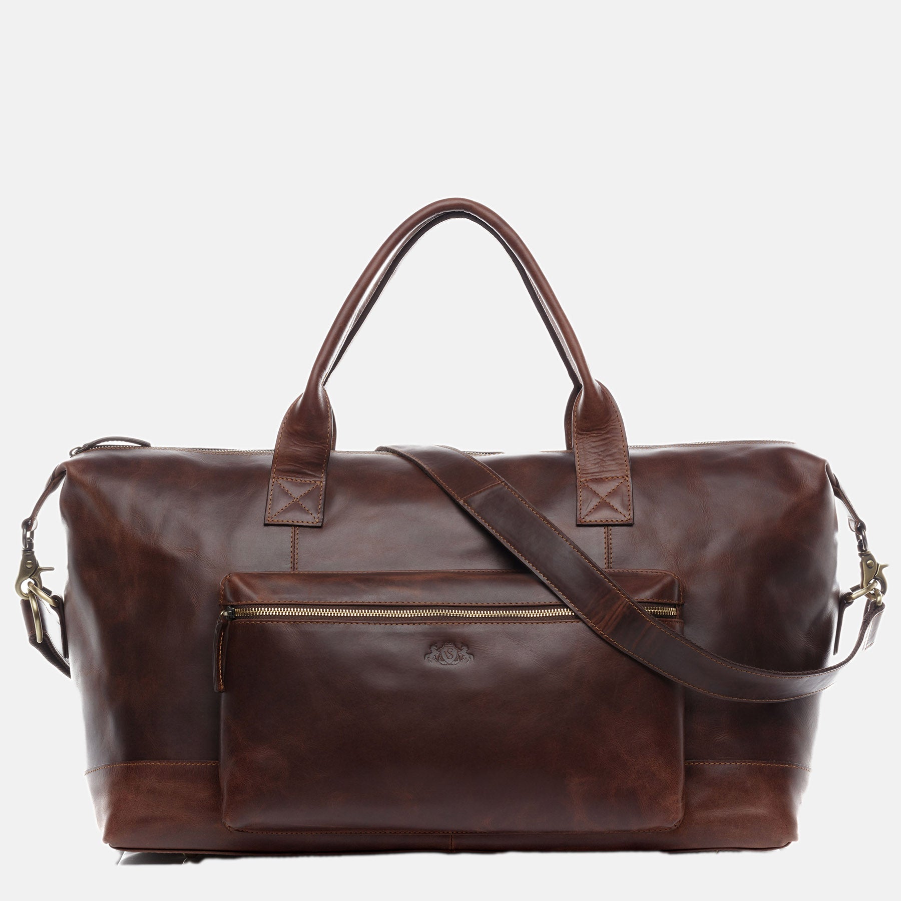 Reisetasche BRIXTON Naturleder braun