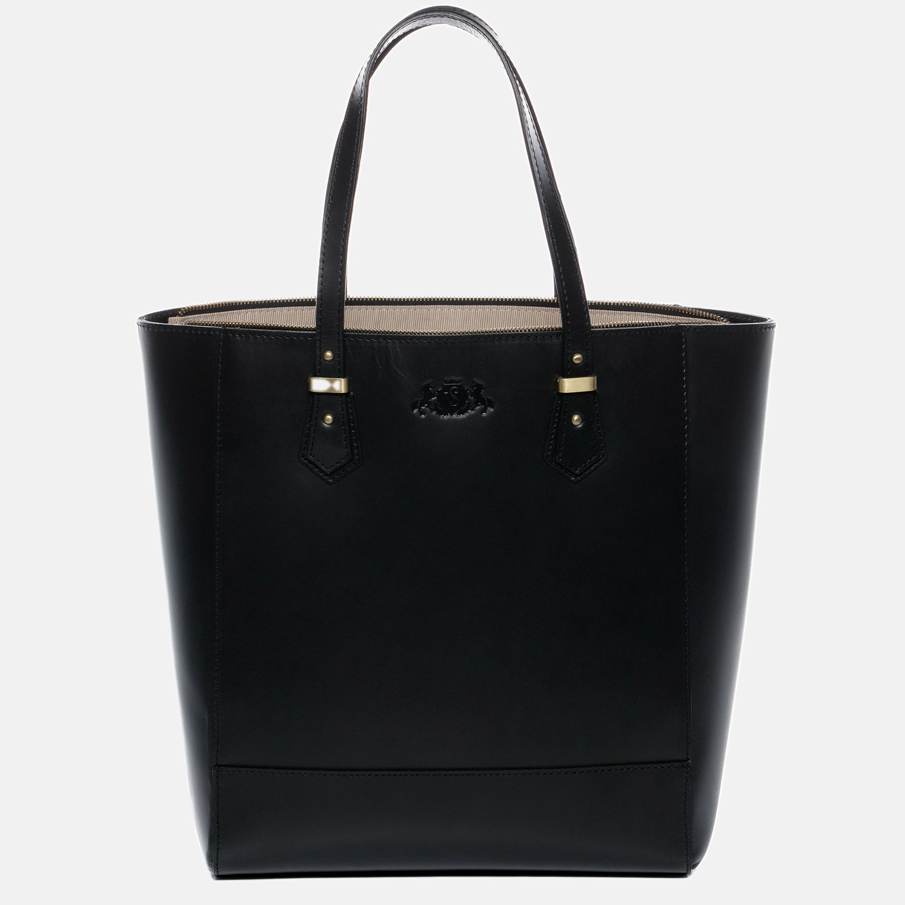 Shopper TRISH Sattelleder schwarz