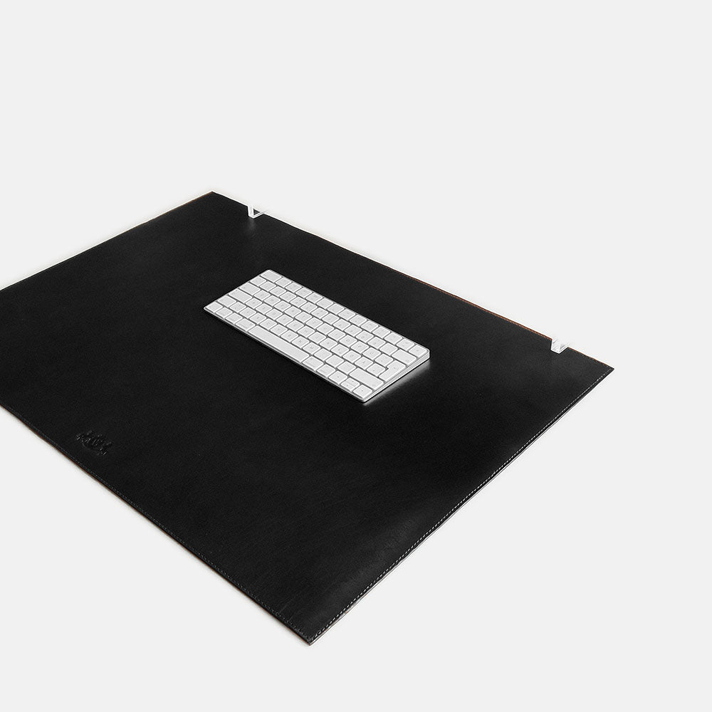 Desk pad ELLIOT buffalo leather black