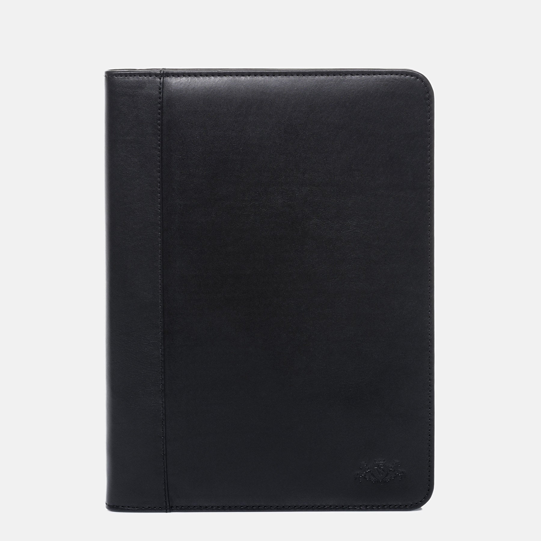Dokumentenmappe MOMO Glattleder schwarz