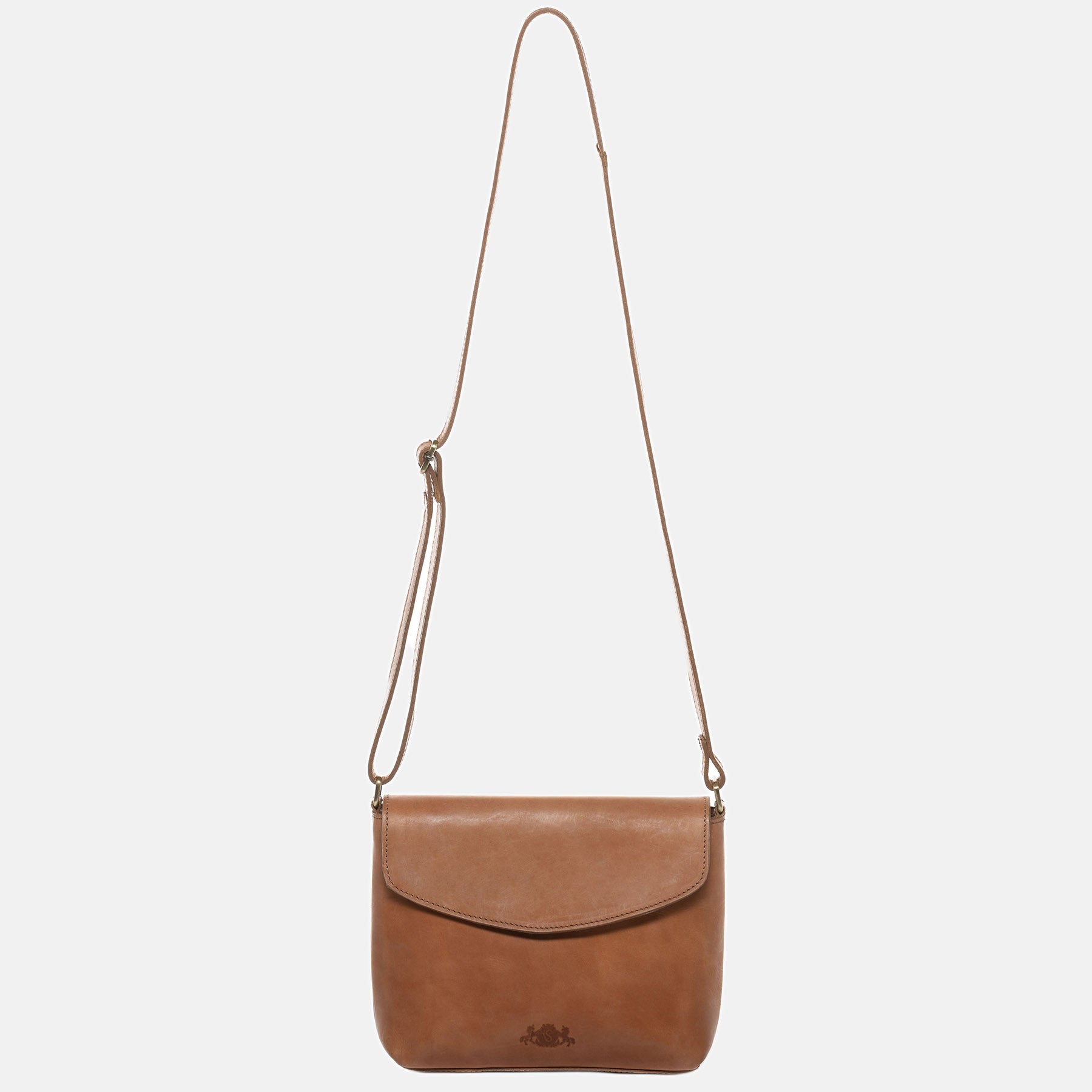 Umhängetasche ELYSA Glattleder beige