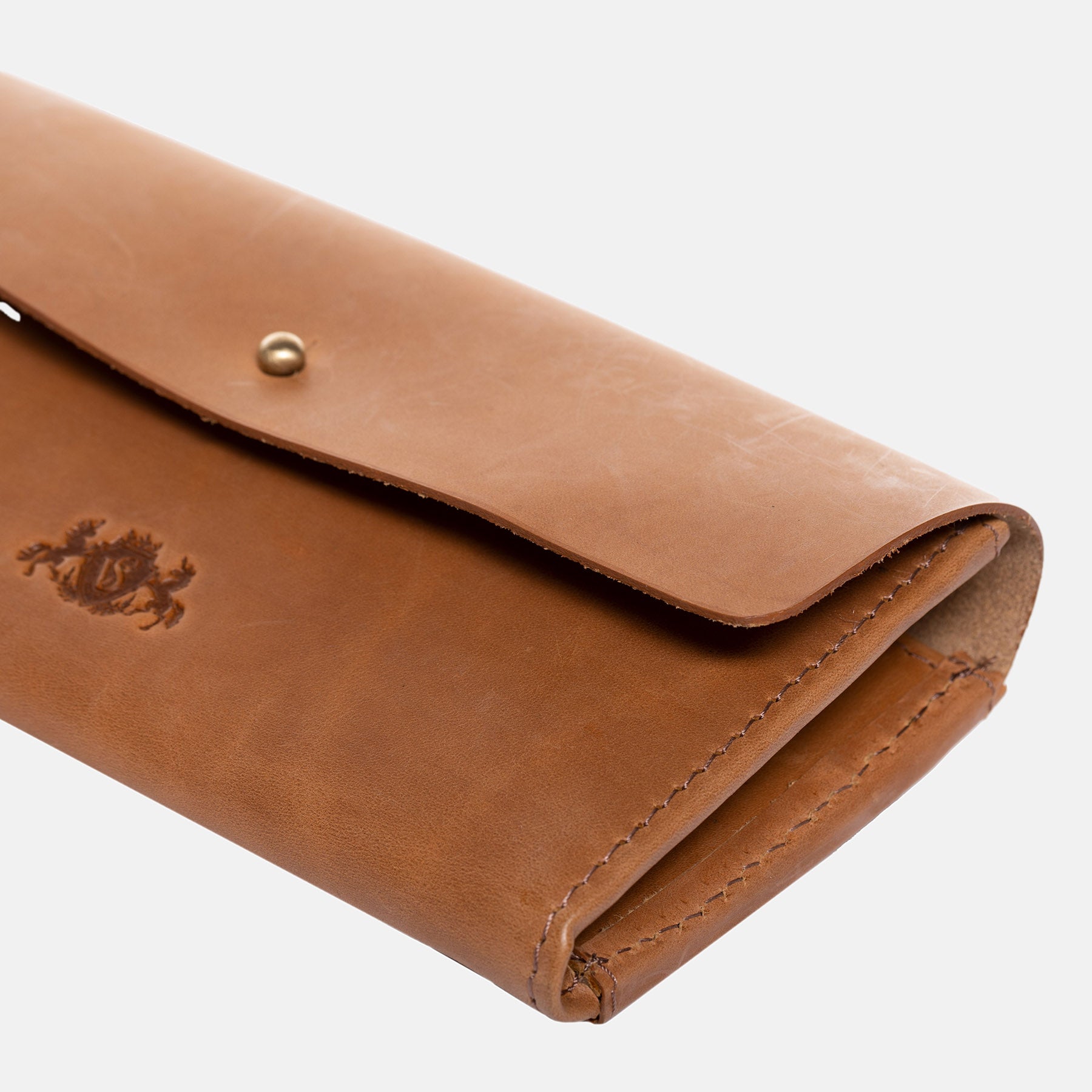 Portemonnaie ELSA Glattleder braun