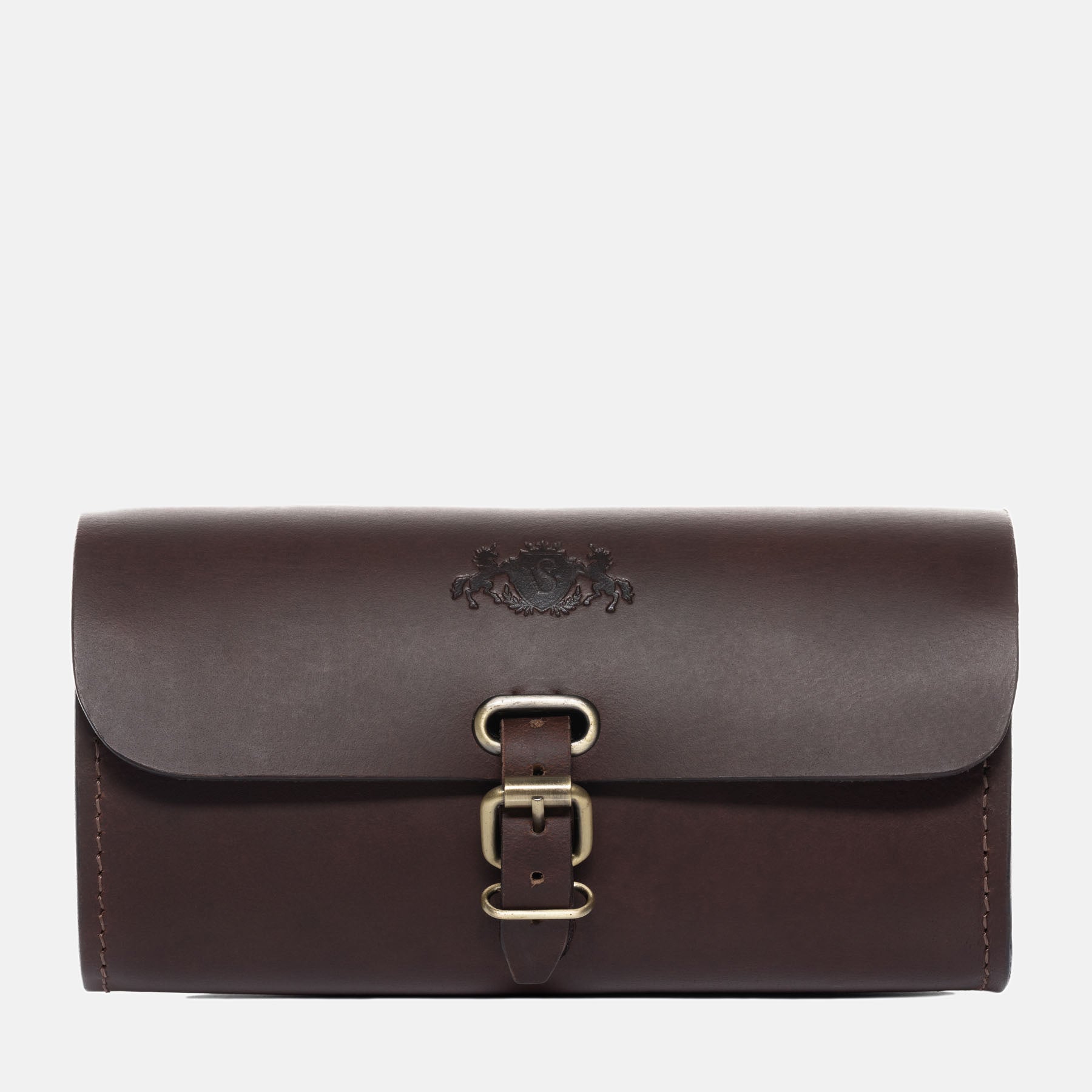 Bicycle bag STEW saddle leather brown