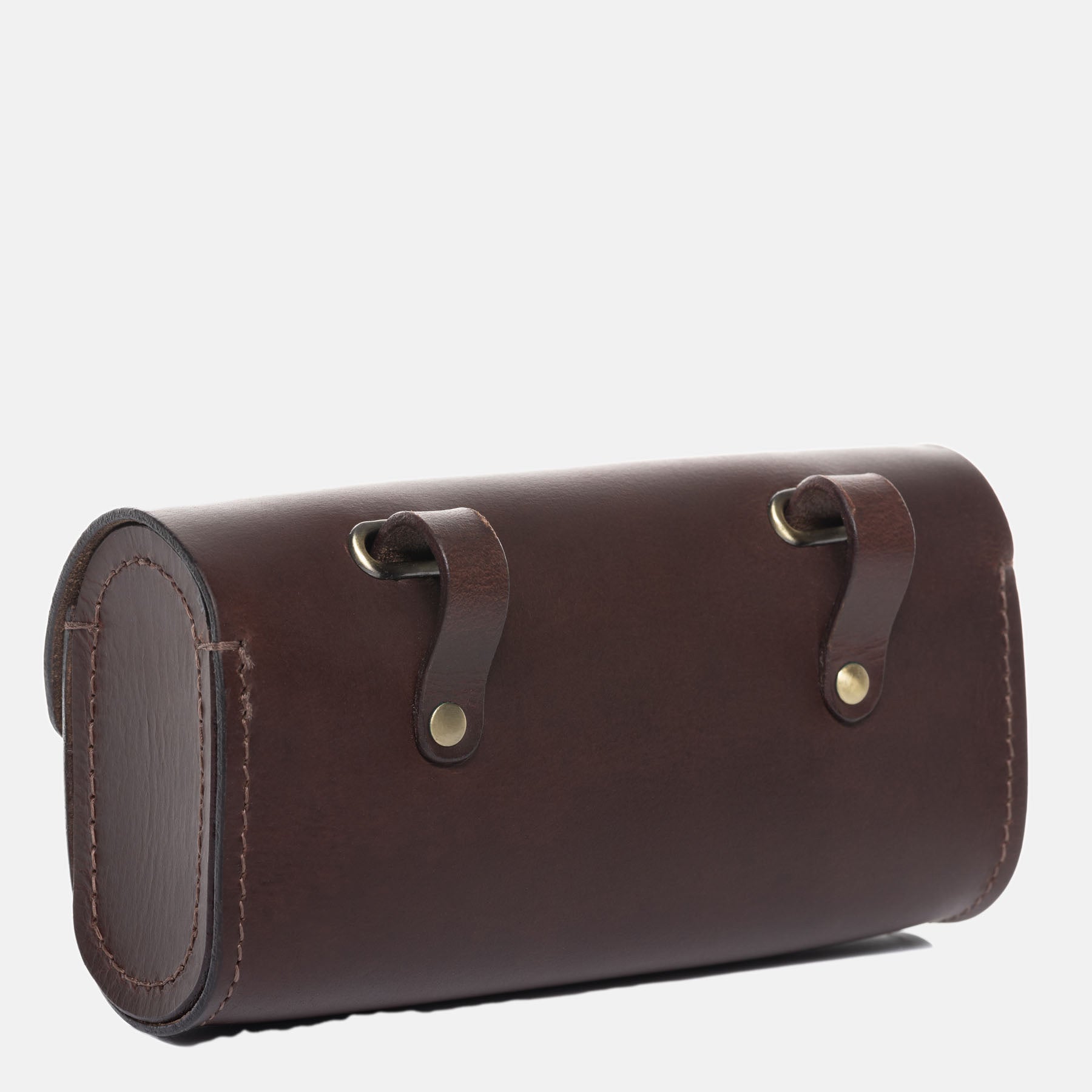 Bicycle bag STEW saddle leather brown