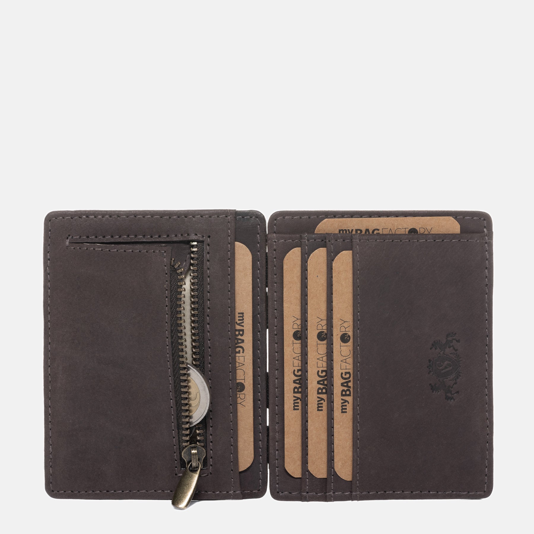Wallet STAN buffalo leather brown