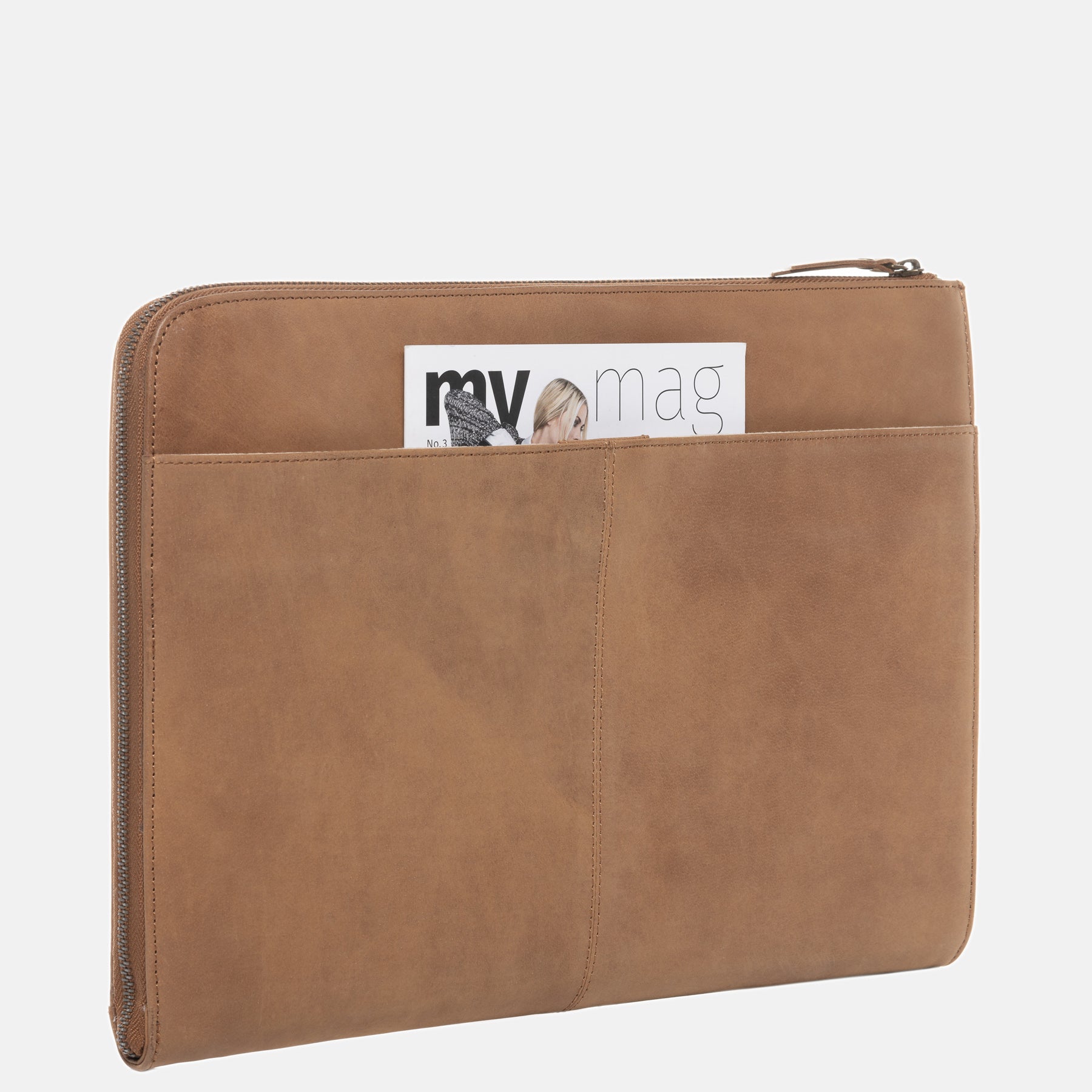 Laptop sleeve CHELSEA buffalo leather