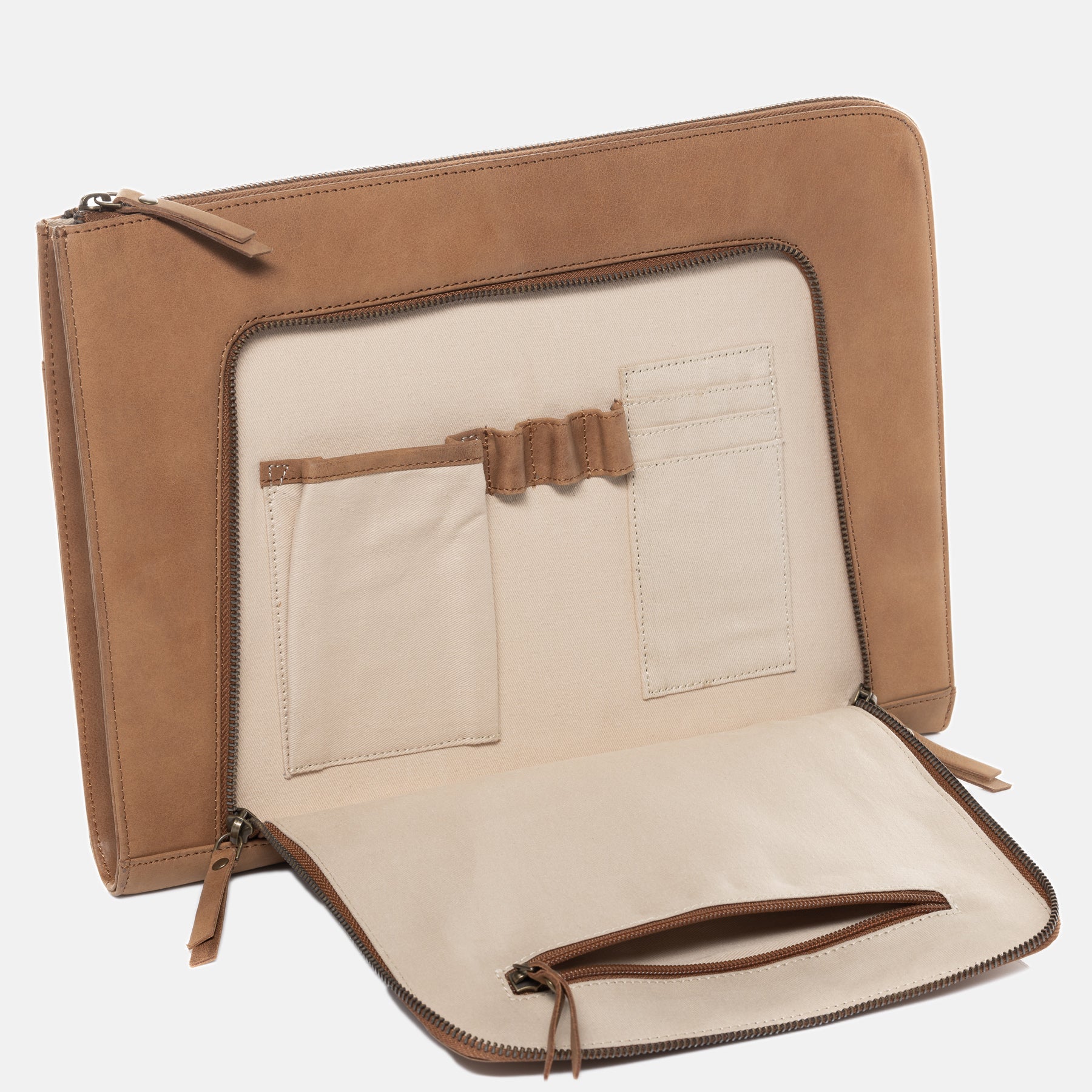 Laptop sleeve CHELSEA buffalo leather