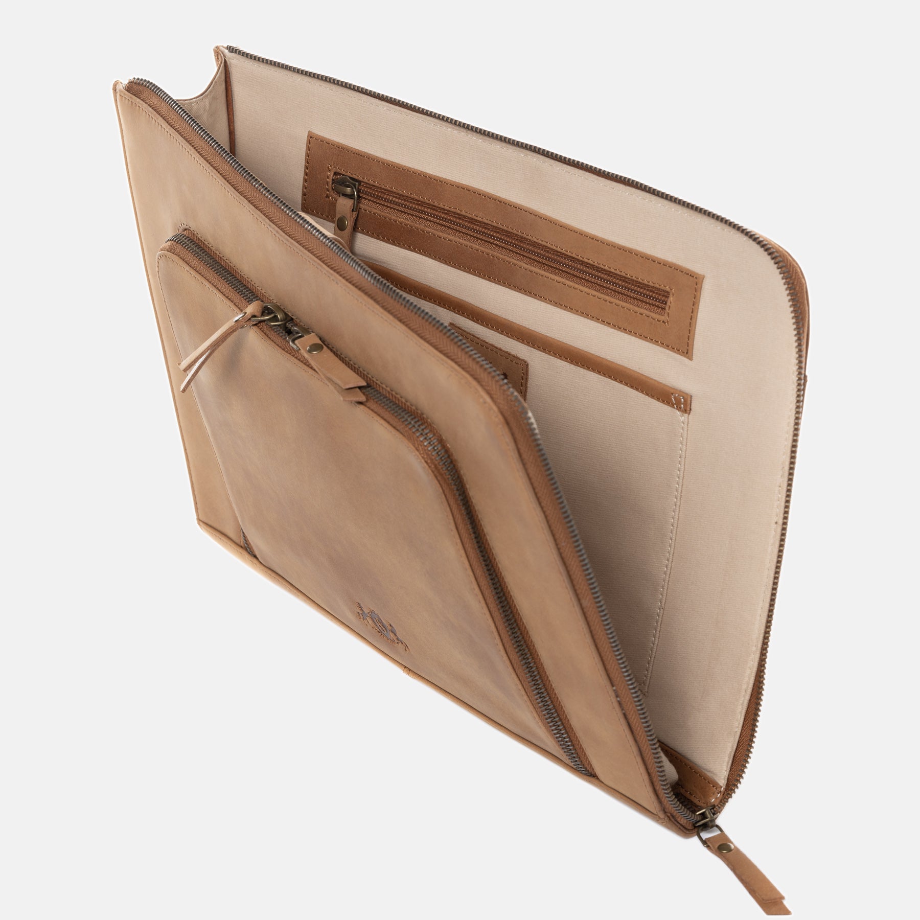 Laptop sleeve CHELSEA buffalo leather