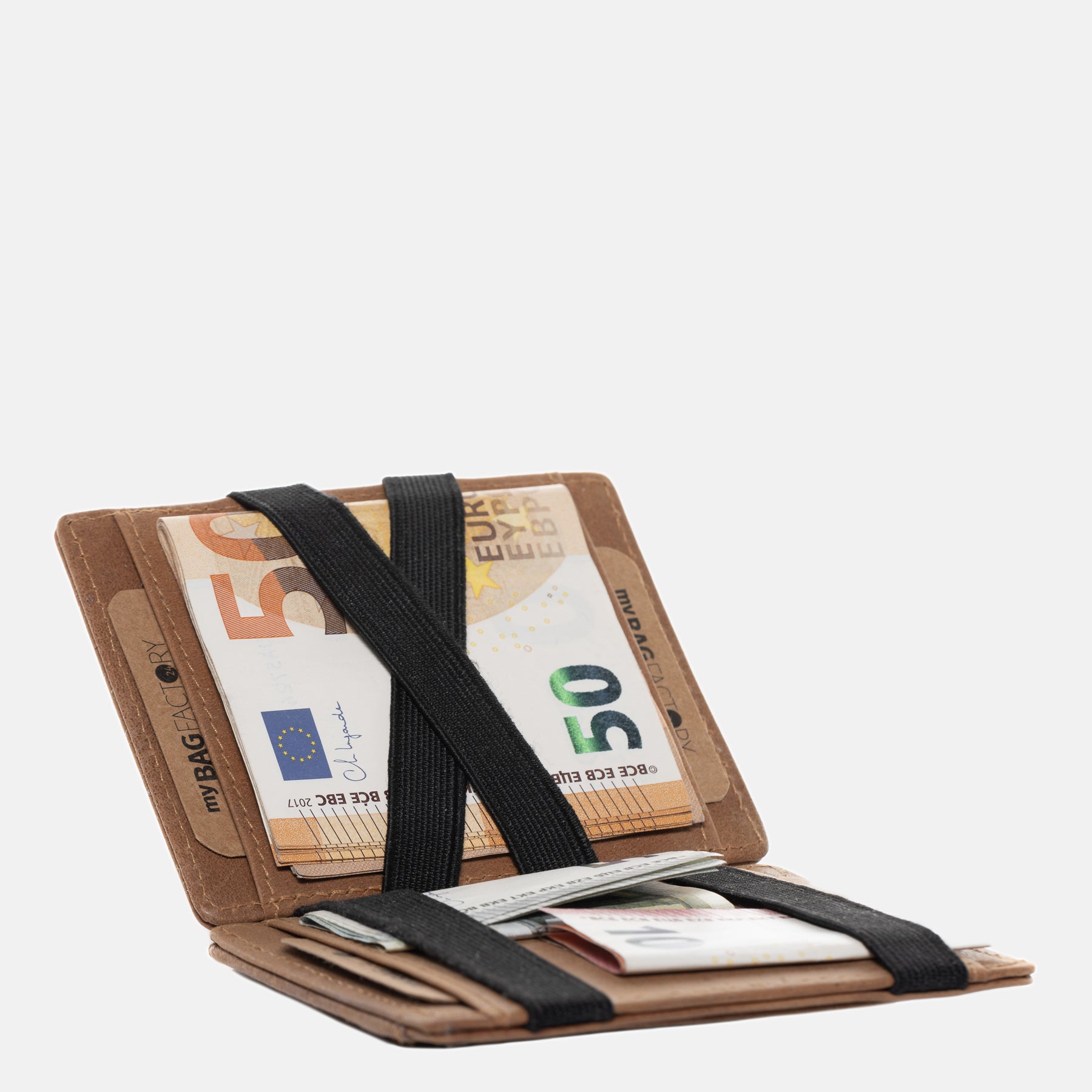Wallet STAN buffalo leather brown