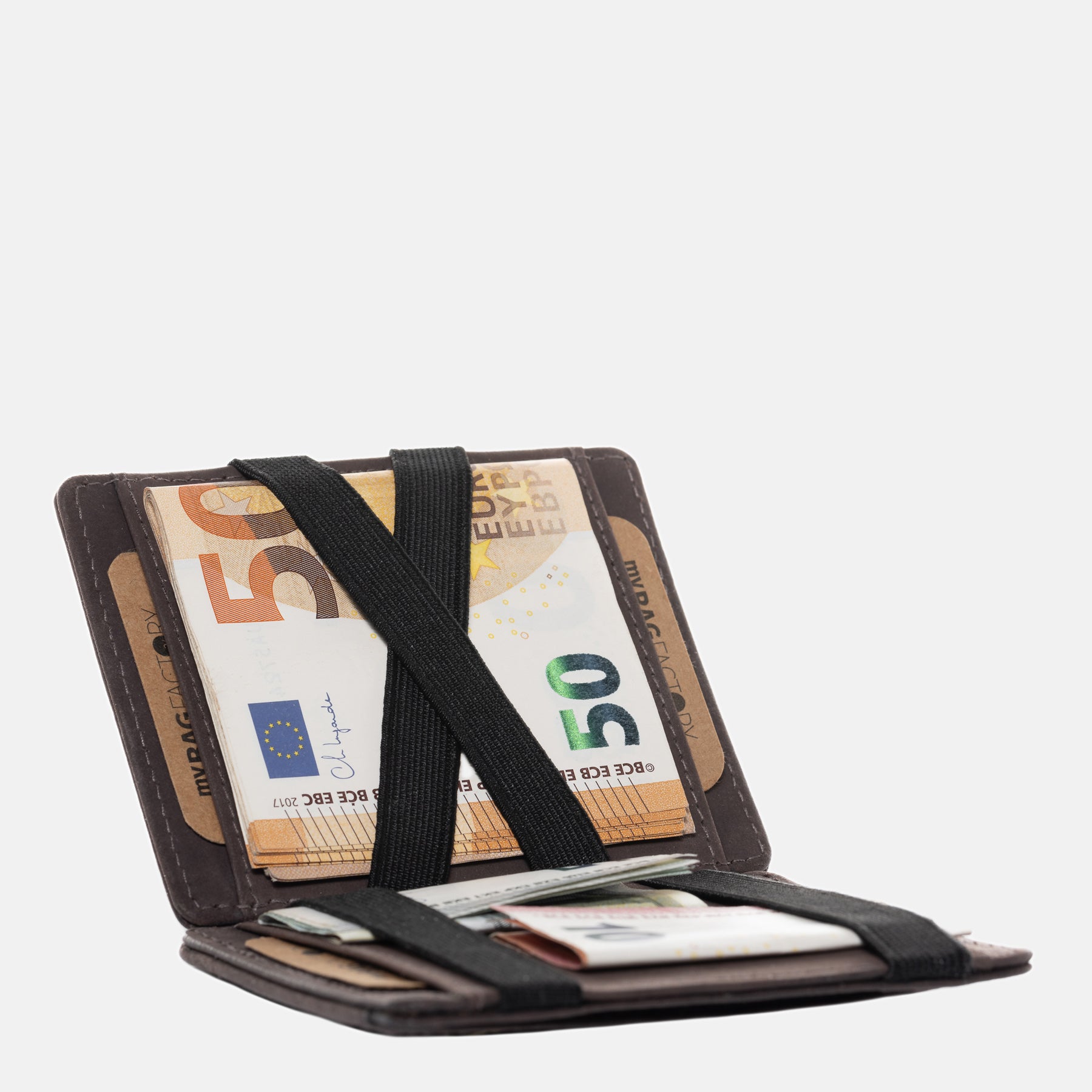 Wallet STAN buffalo leather brown