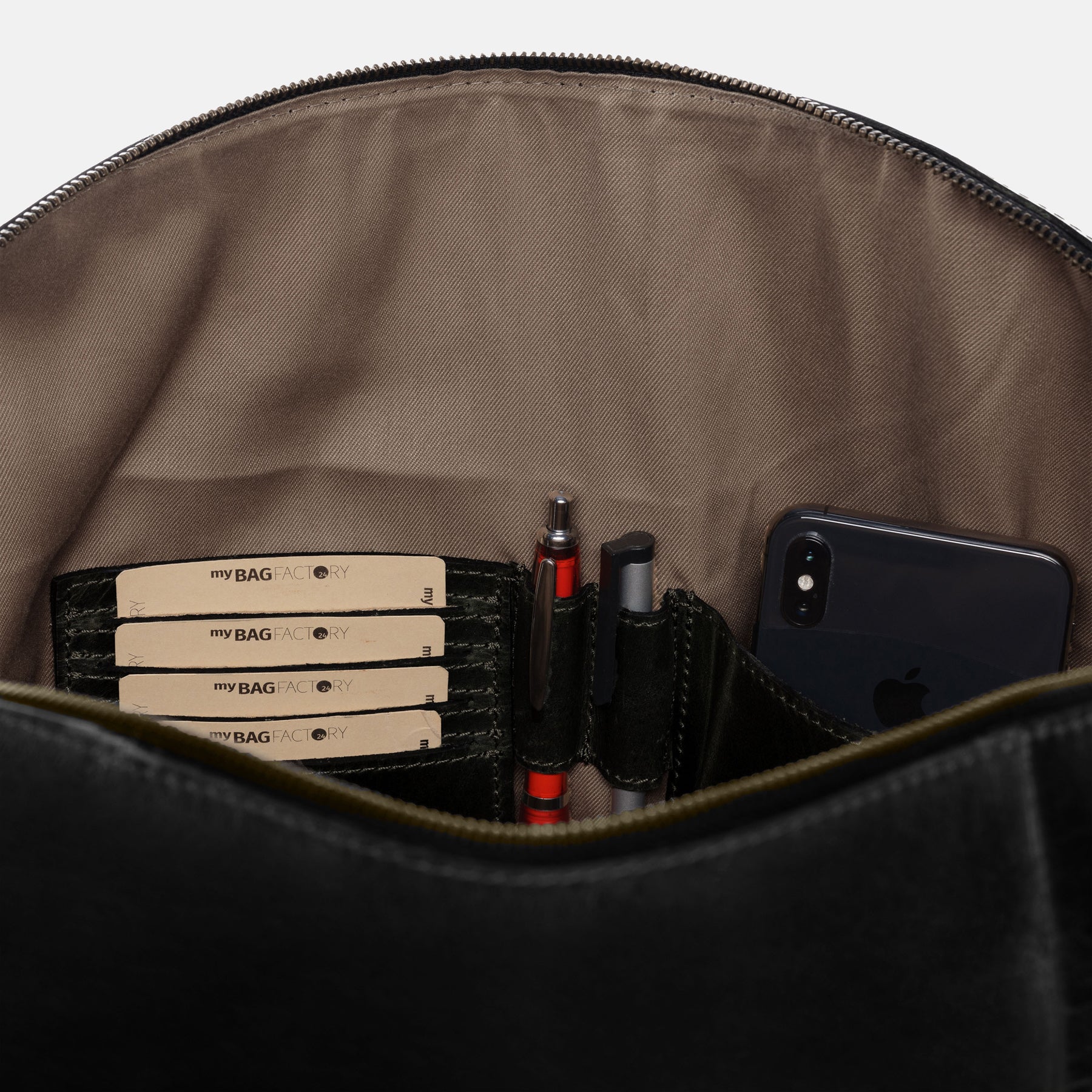 Reisetasche CHAD Büffelleder vintage-schwarz