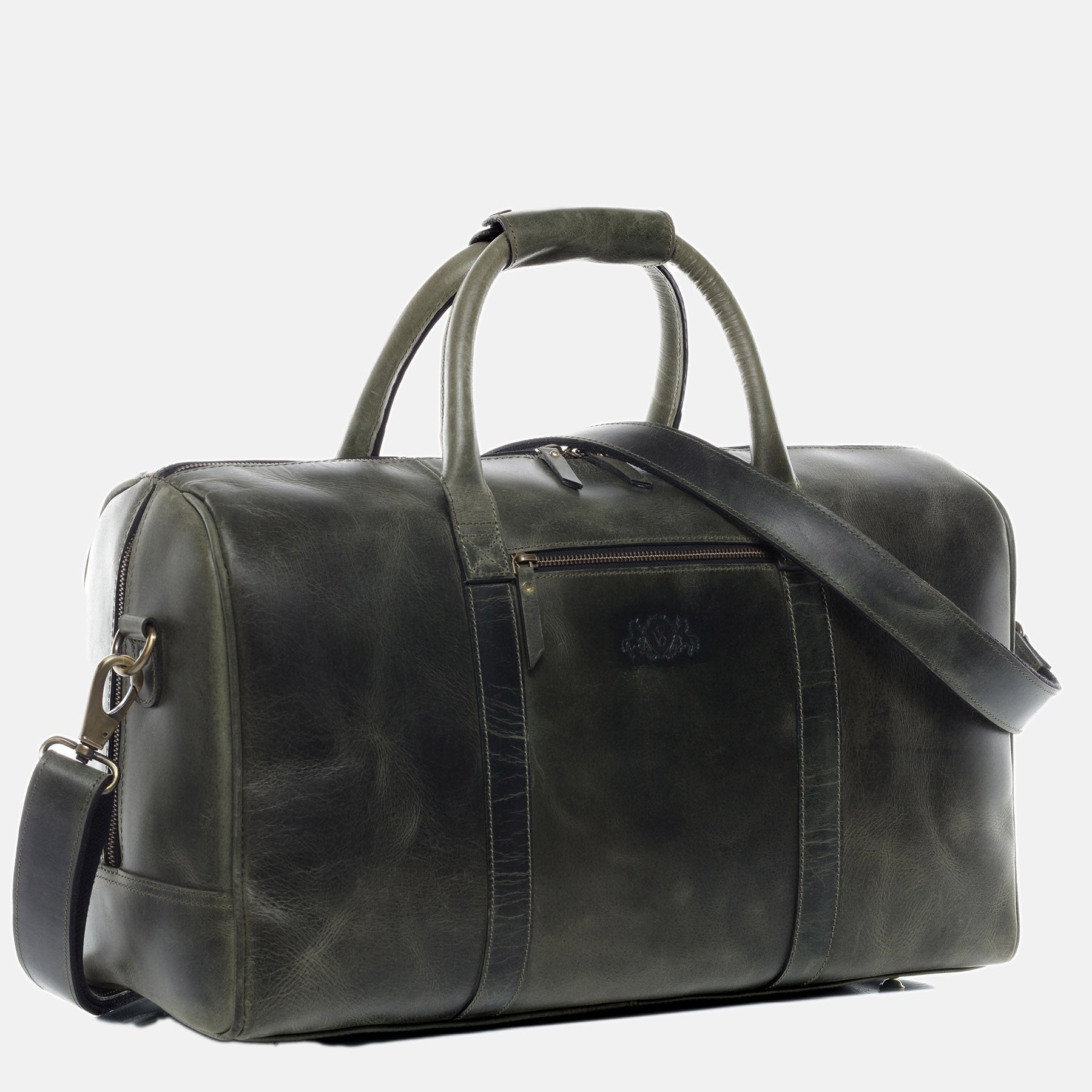 Weekender CHAD Büffelleder grün