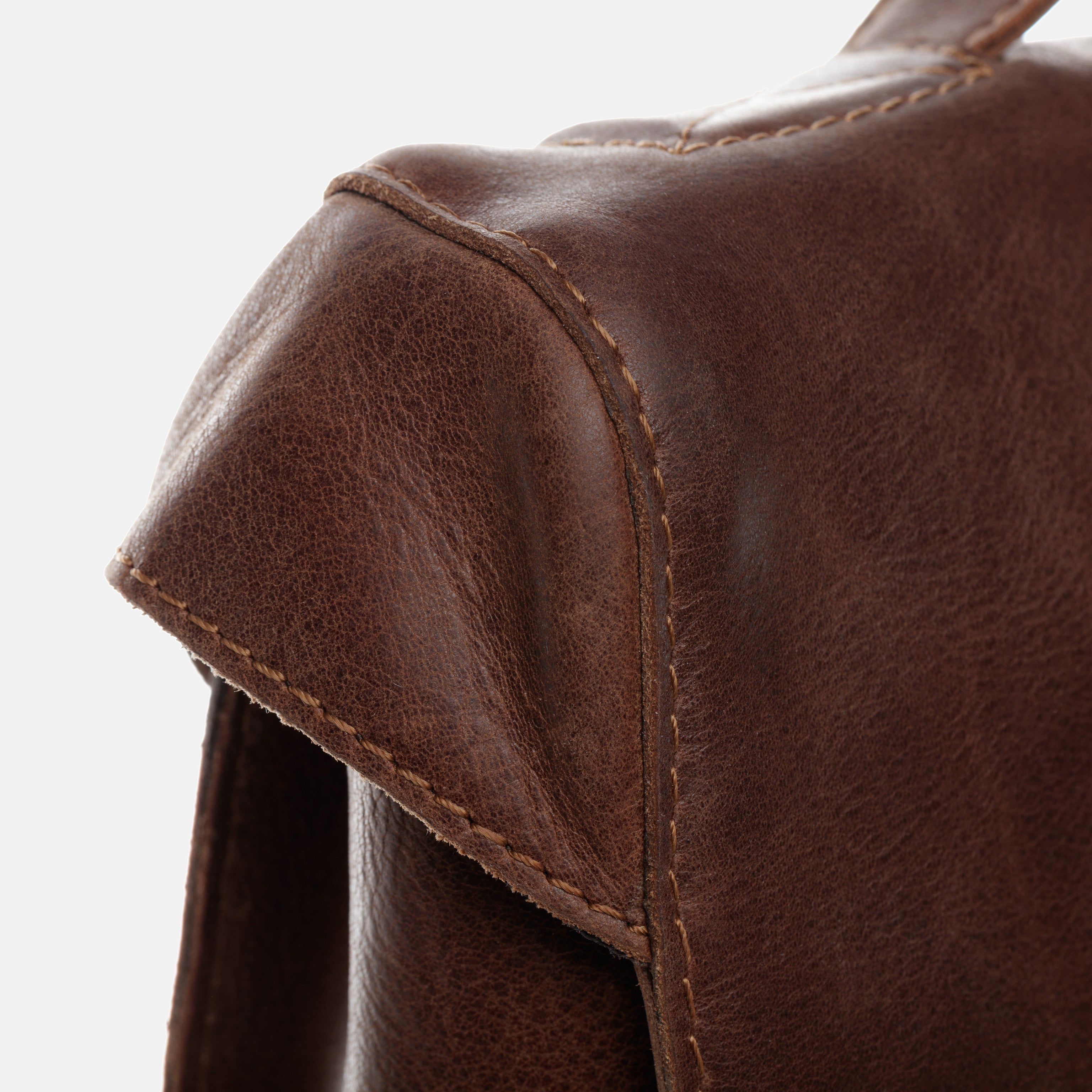 Backpack ETON natural leather brown-cognac