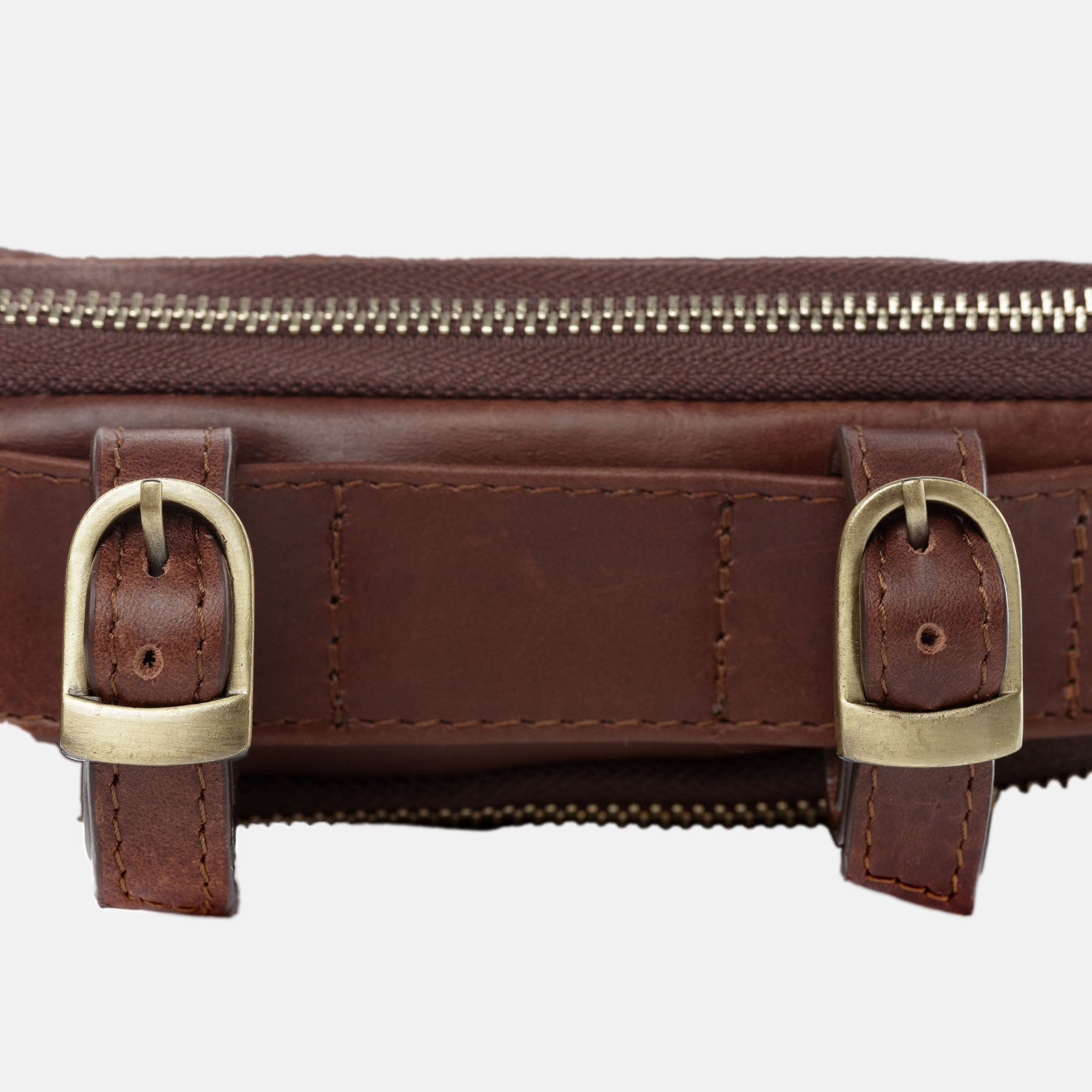 Fahrradtasche ARCHIE Naturleder braun-cognac