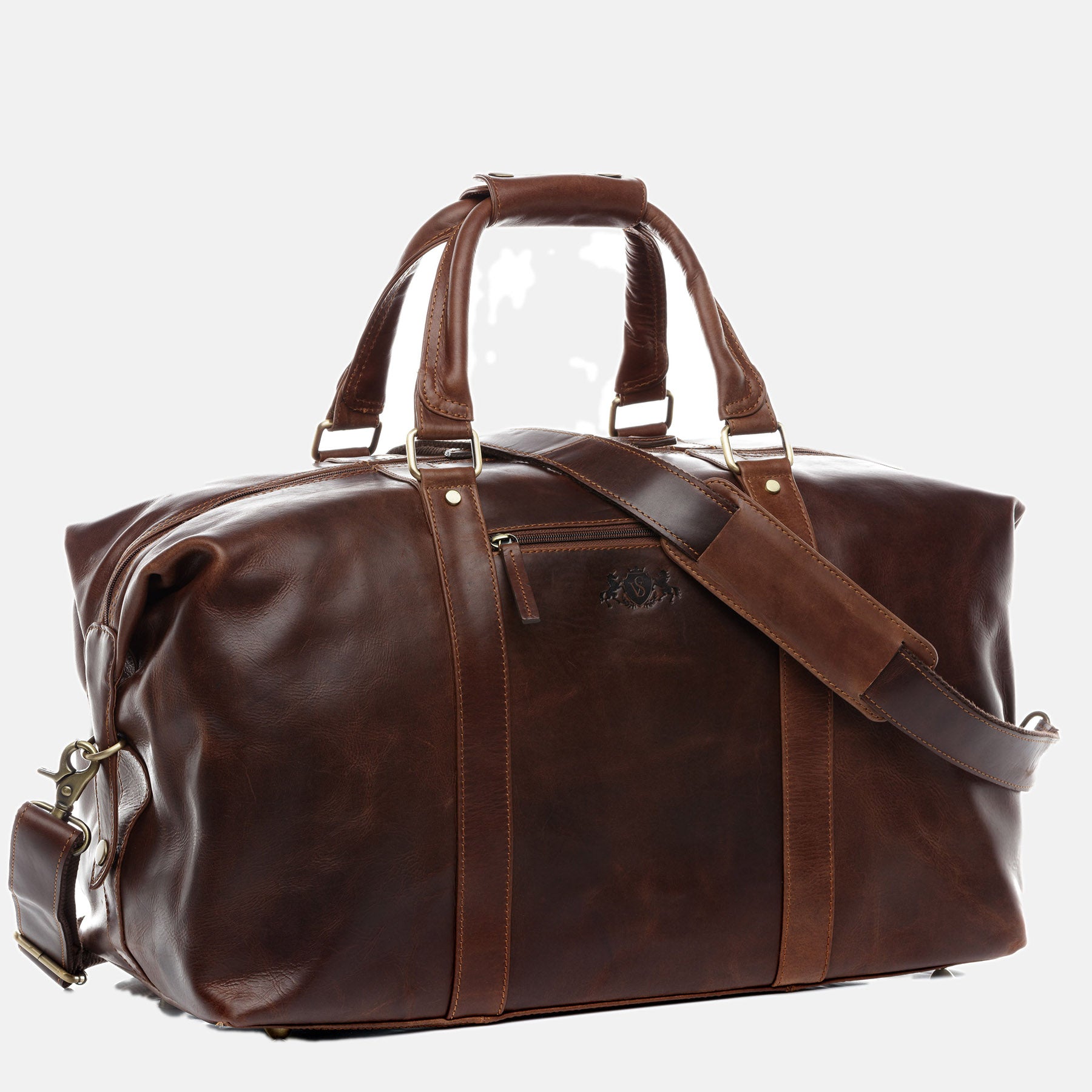 Weekender ZANE Natur-Leder braun