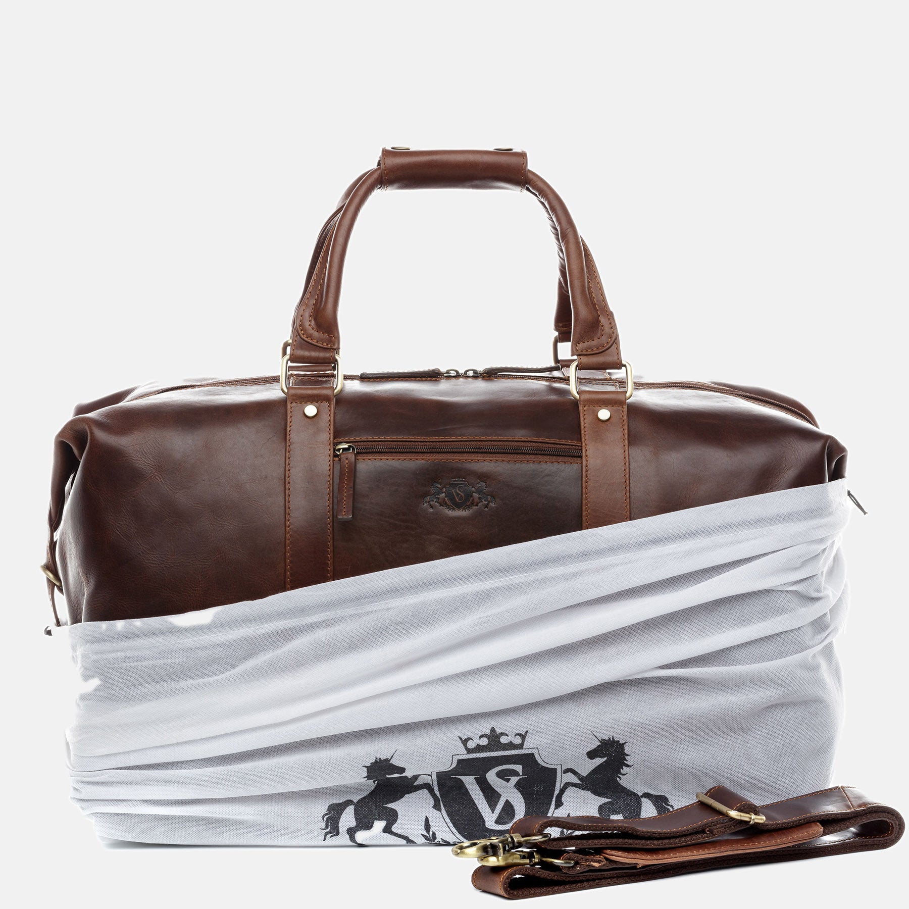 Weekender ZANE Natur-Leder braun