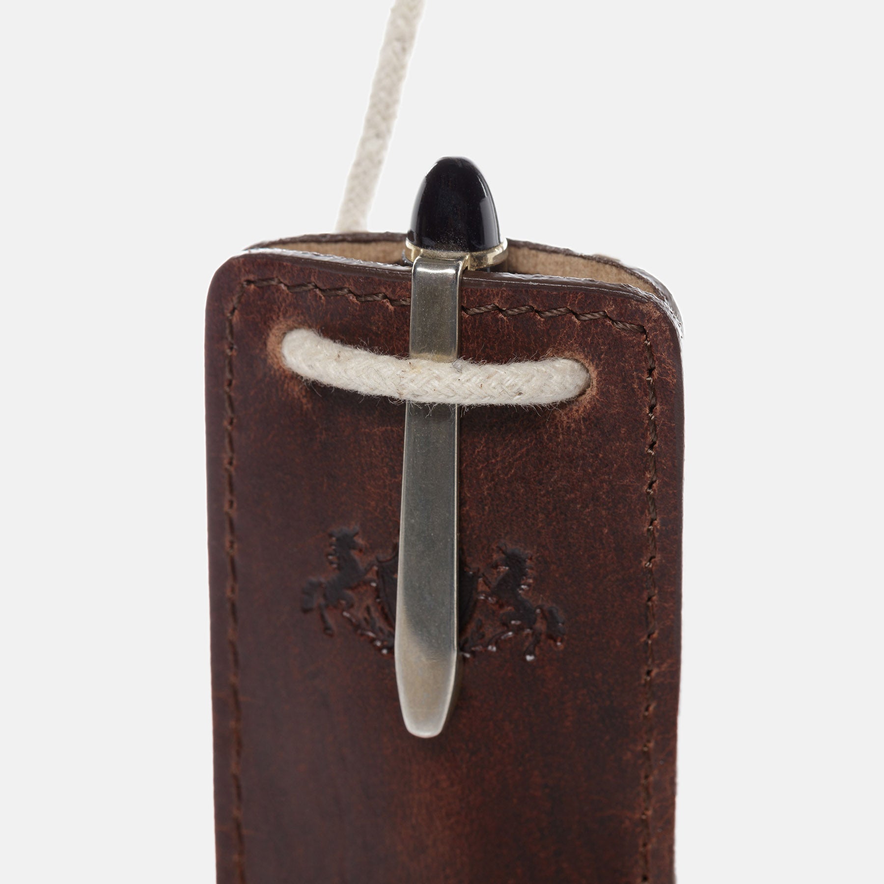Stifteetui TONY Naturleder braun-cognac