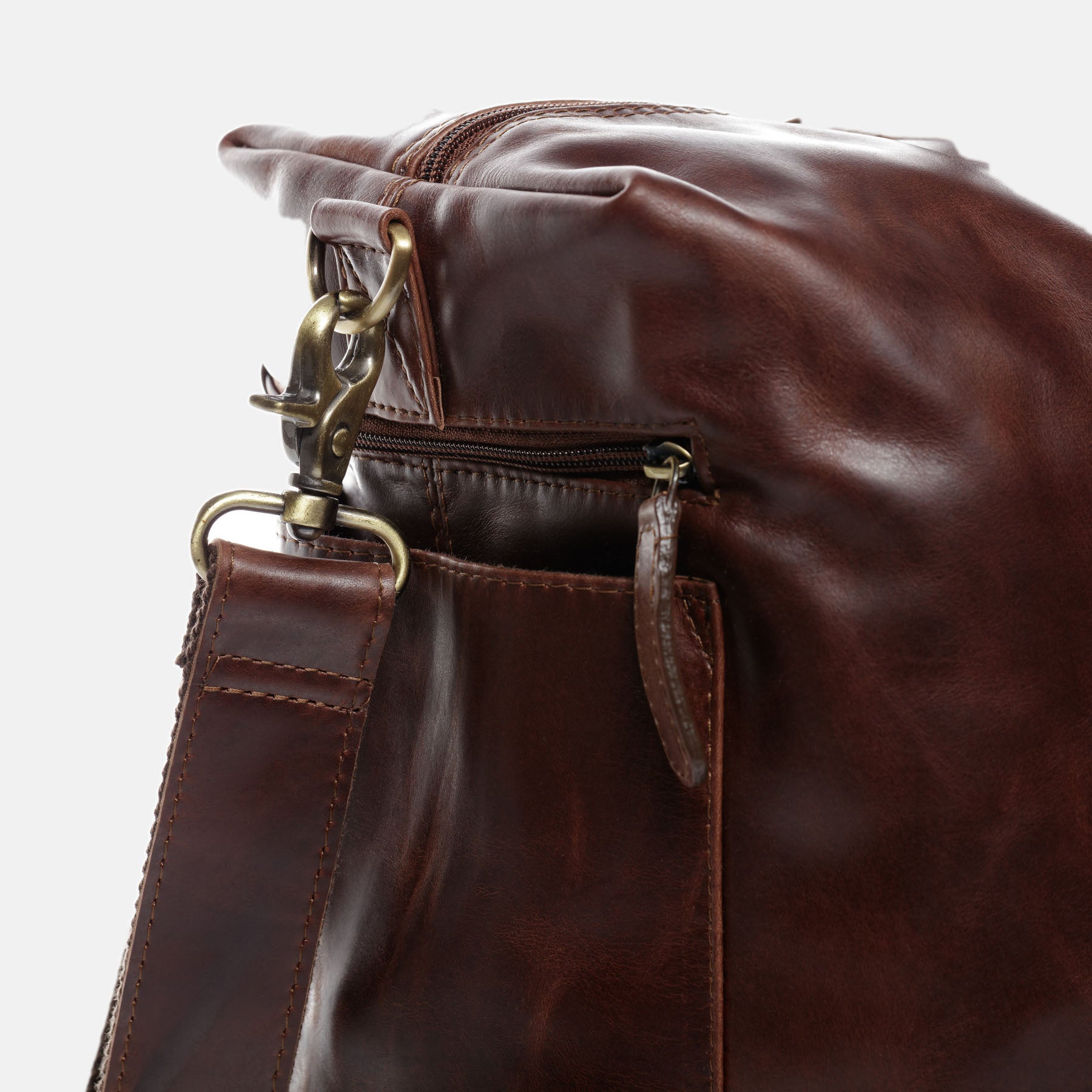 Weekender BRISTOL SIDE Naturleder braun