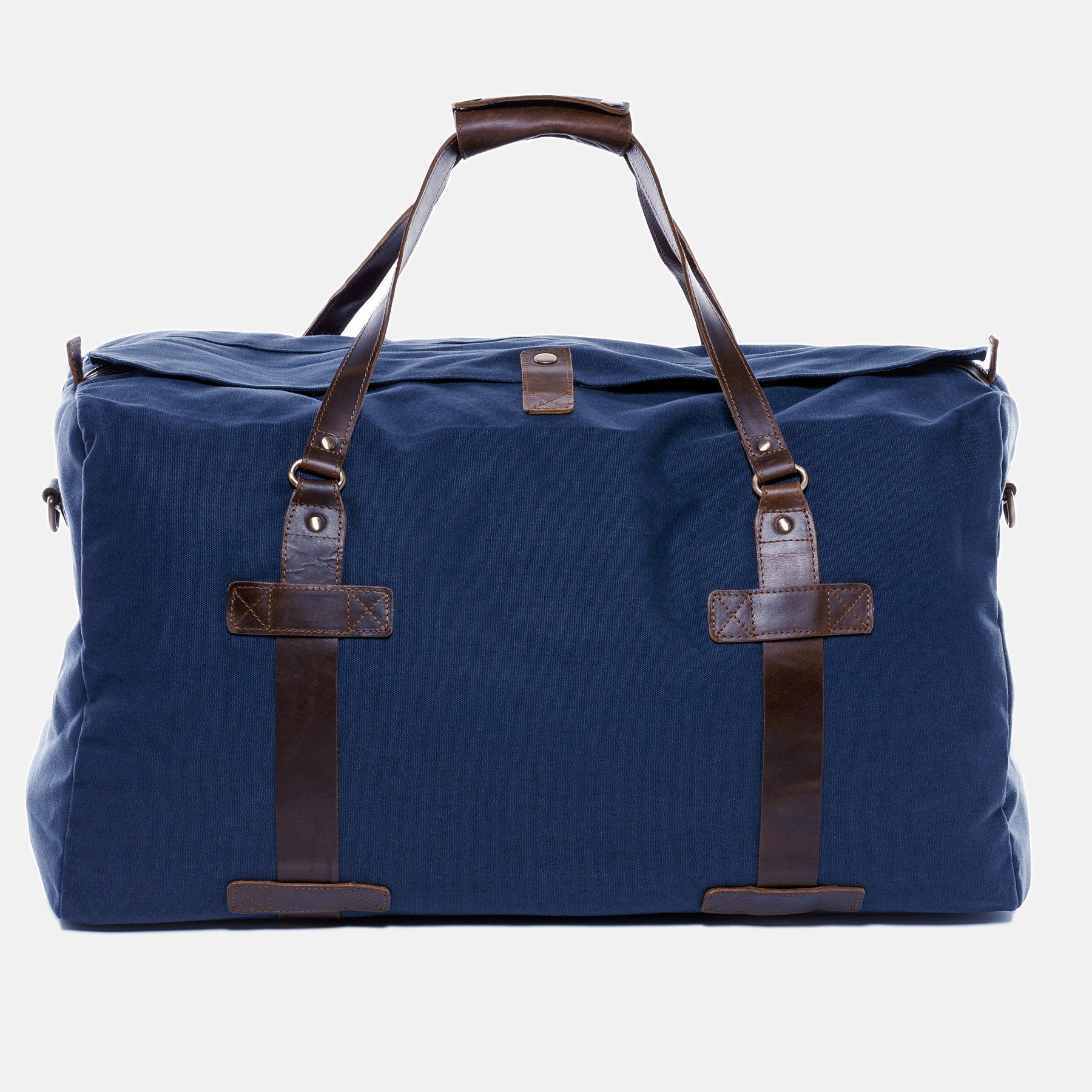 Weekender CHASE Canvas & Leder blau