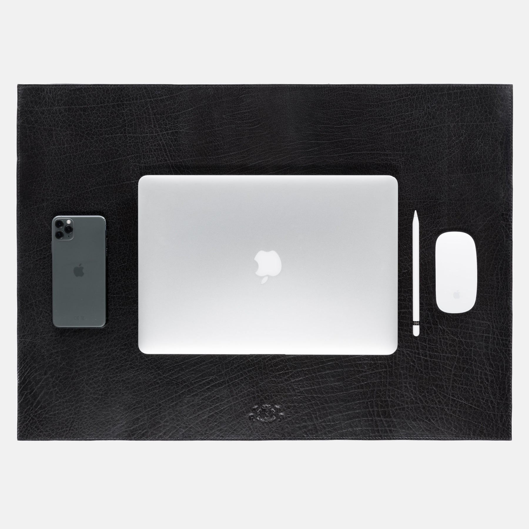 Desk pad ELLIOT buffalo leather black