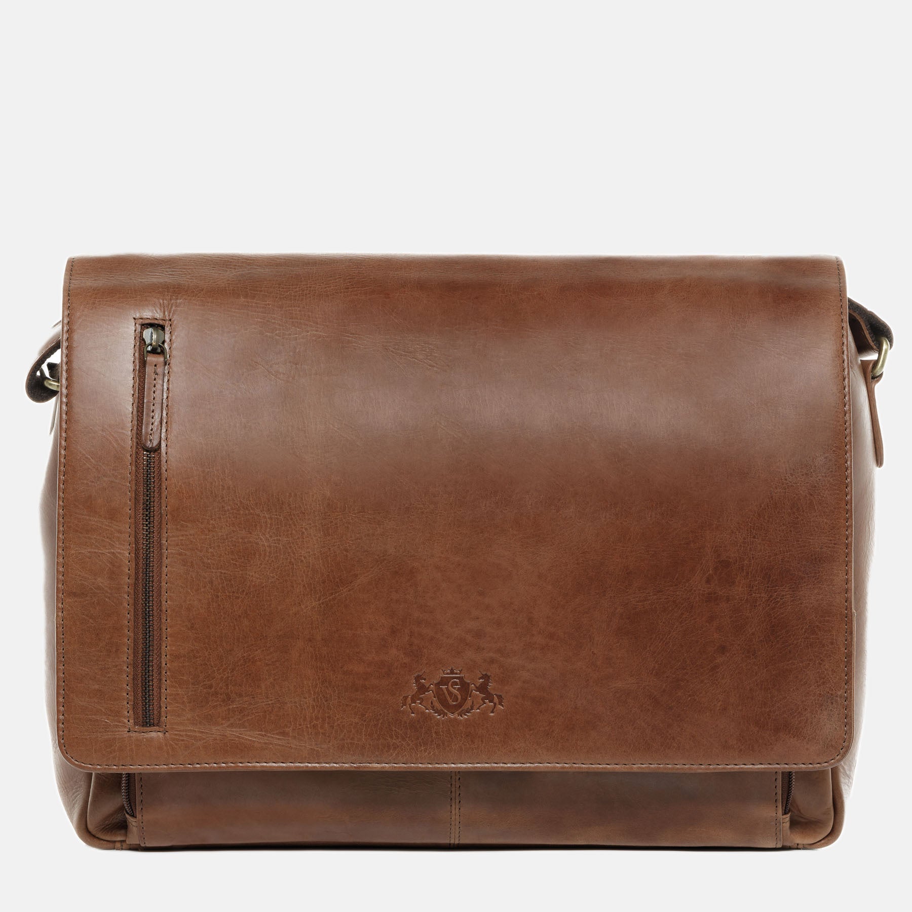 Laptoptasche Joseph Natur-Leder braun