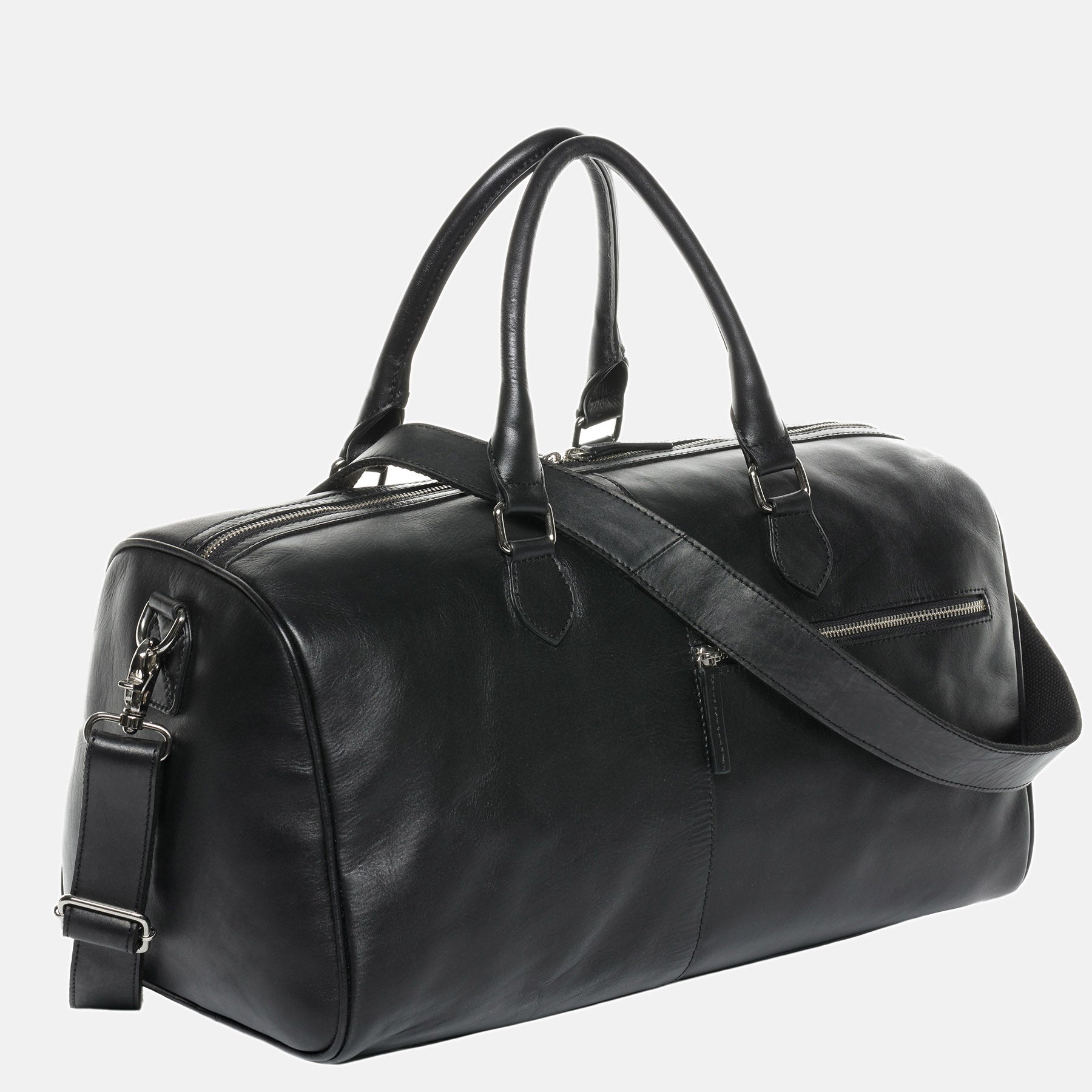 Weekender SEATTLE Glattleder schwarz