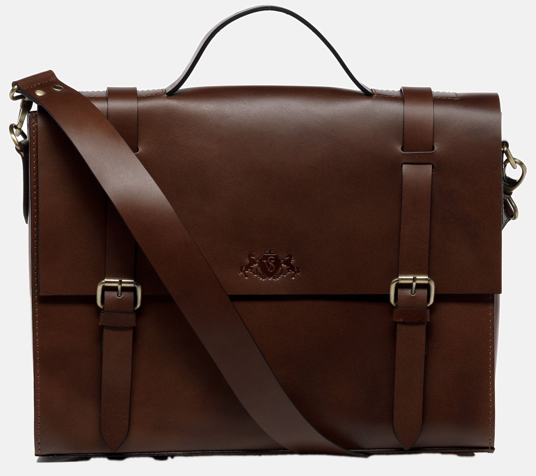 Fahrradtasche BOSTON-BIKE Sattelleder braun