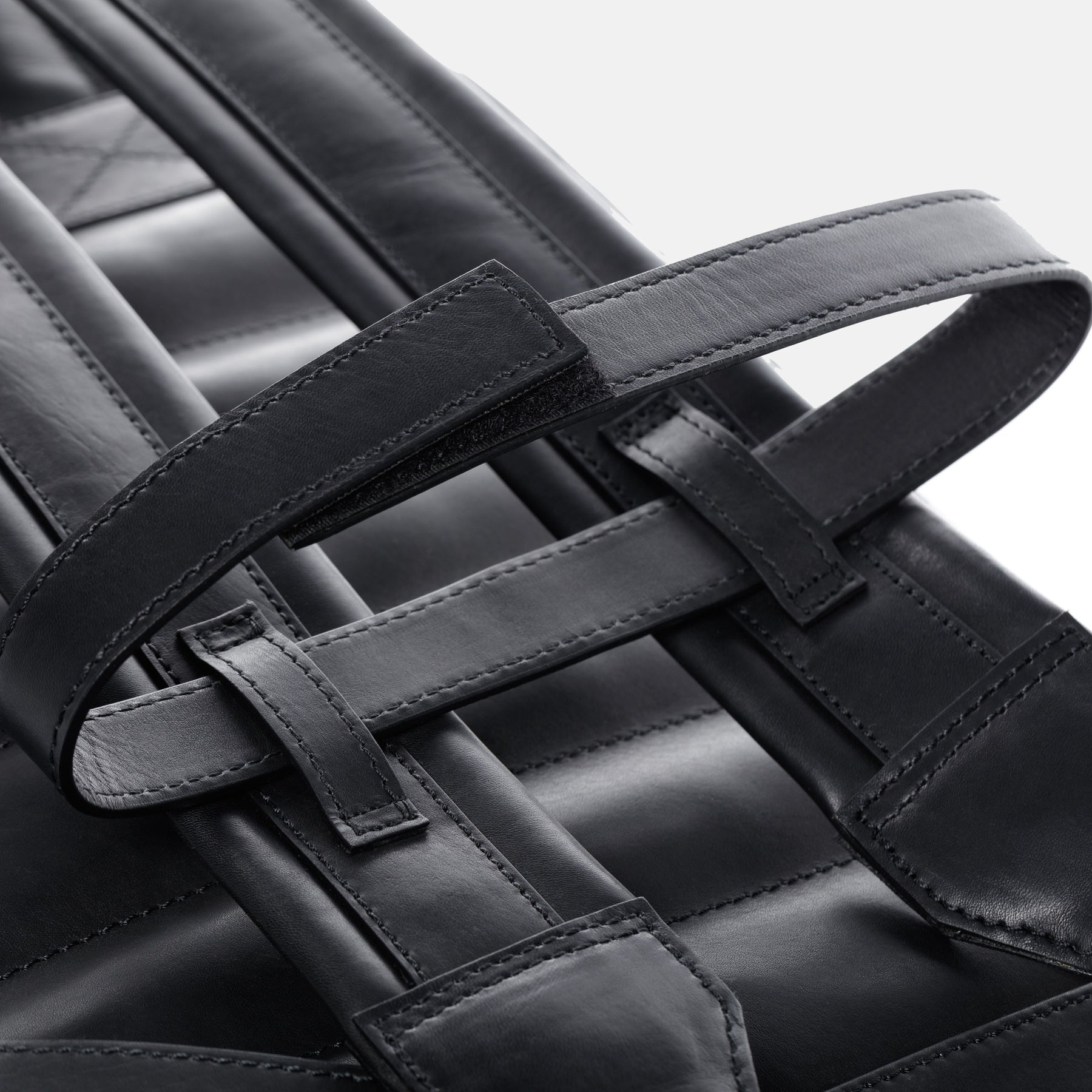Laptop-Rucksack DYLAN Glattleder schwarz