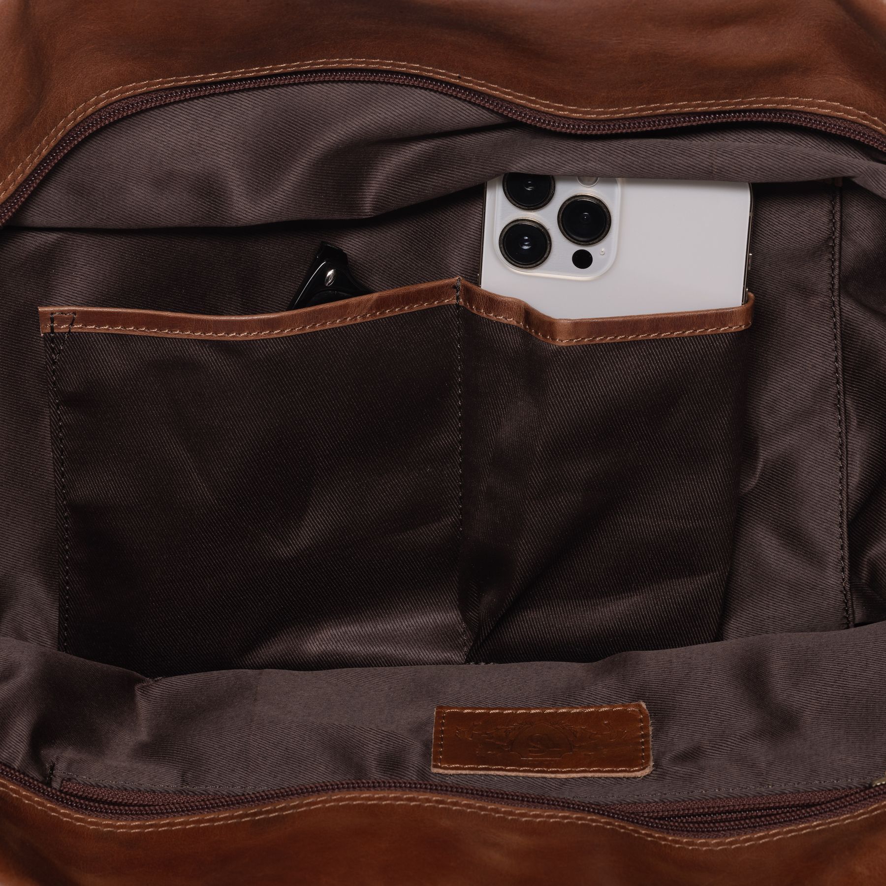 Reisetasche BRISTOL Naturleder hellbraun