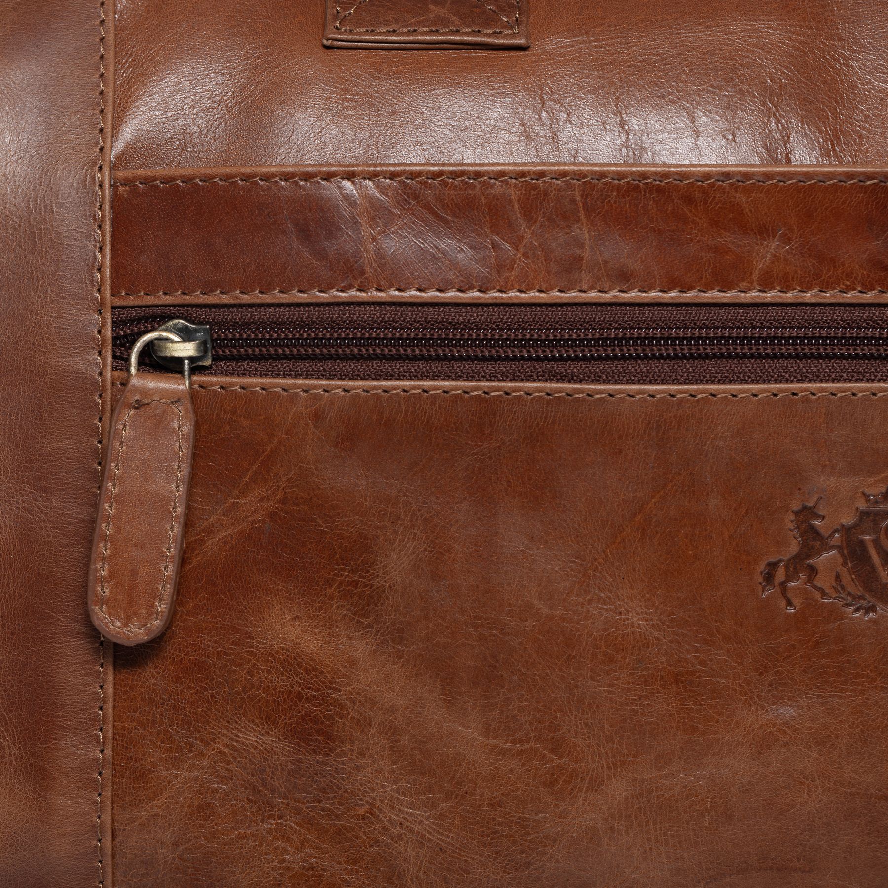 Reisetasche BRISTOL Naturleder hellbraun