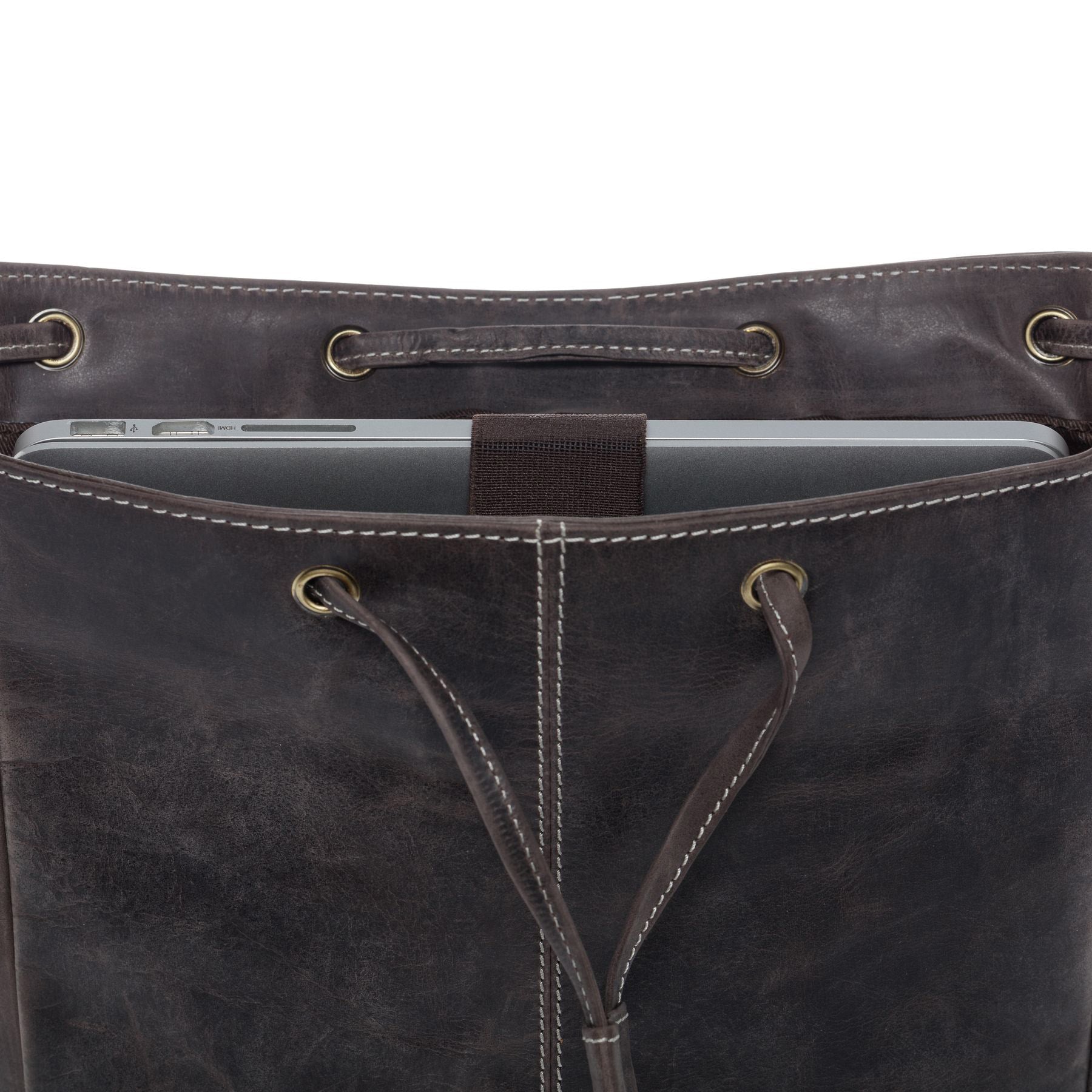 Stadt-Rucksack STAN Büffelleder braun