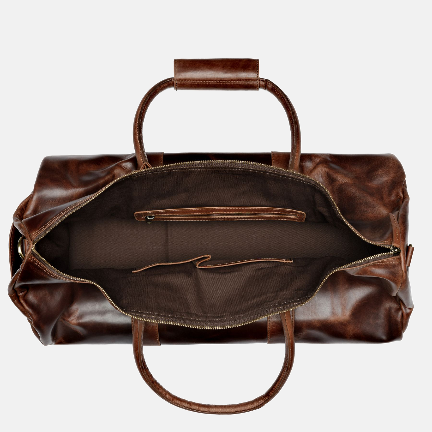 Reisetasche VANCOUVER Natur-Leder braun