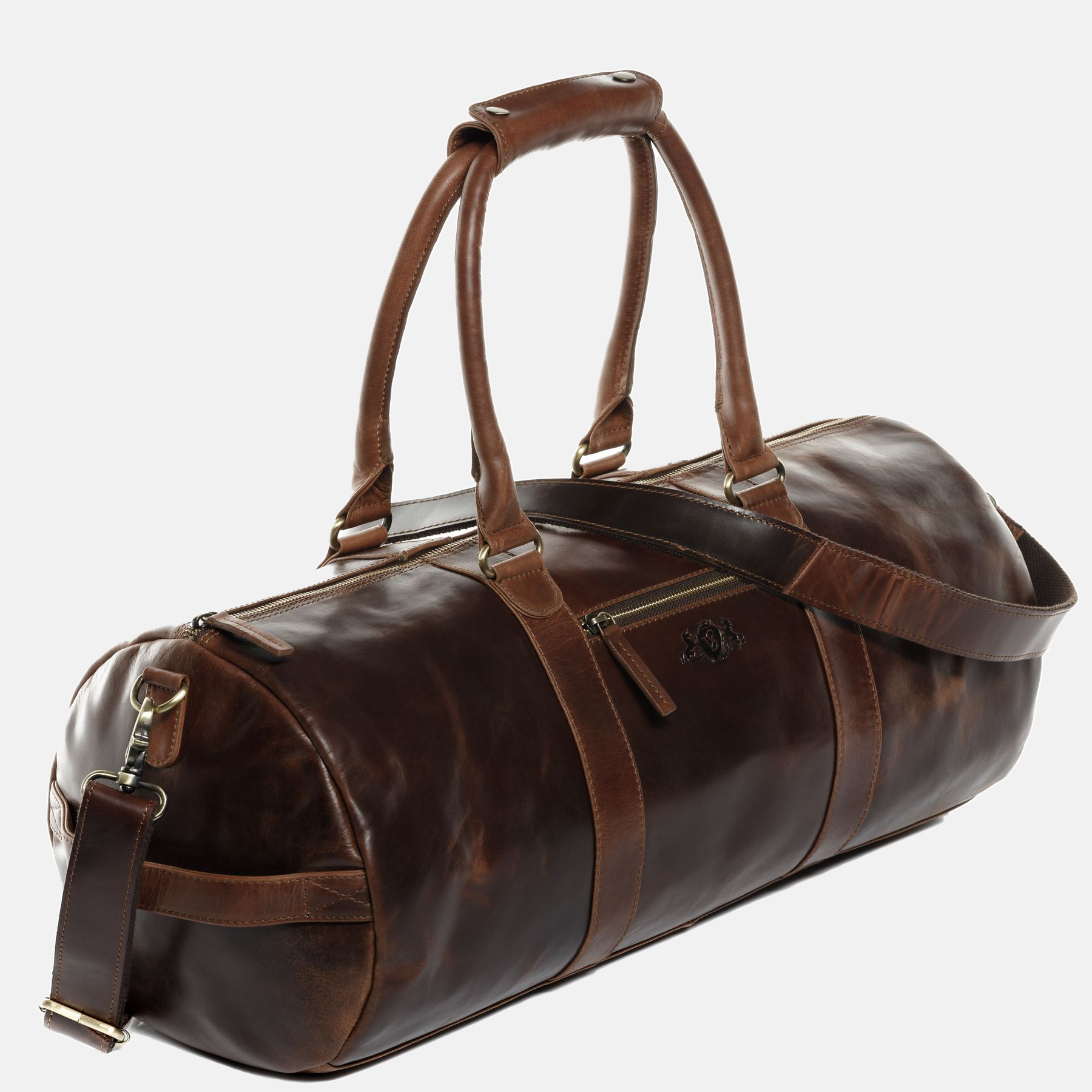 Reisetasche VANCOUVER Natur-Leder braun