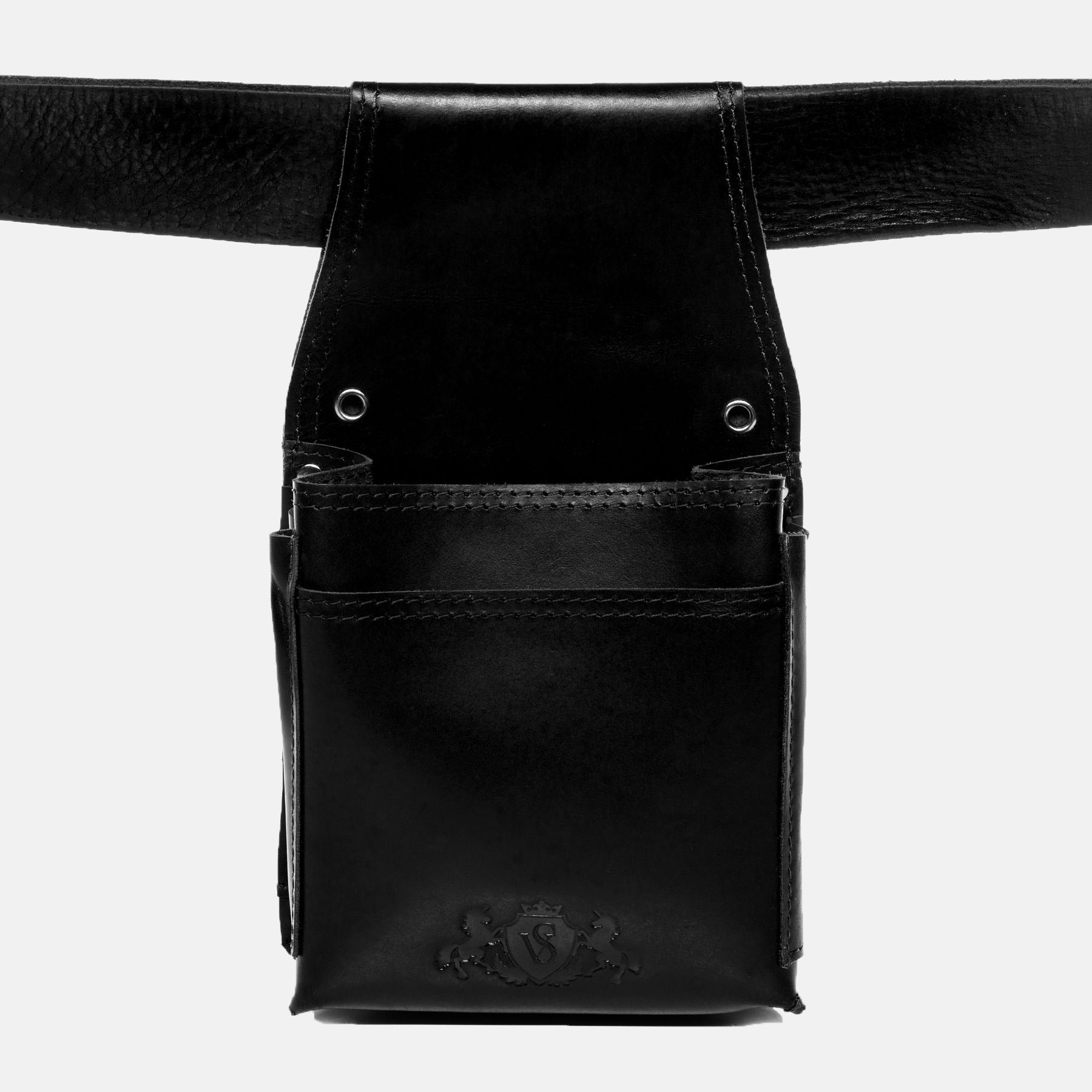 Waiter holster ABERDEEN smooth leather black