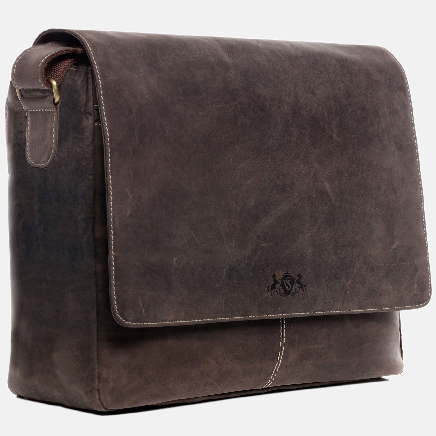 Messenger Bag SPENCER Büffelleder braun